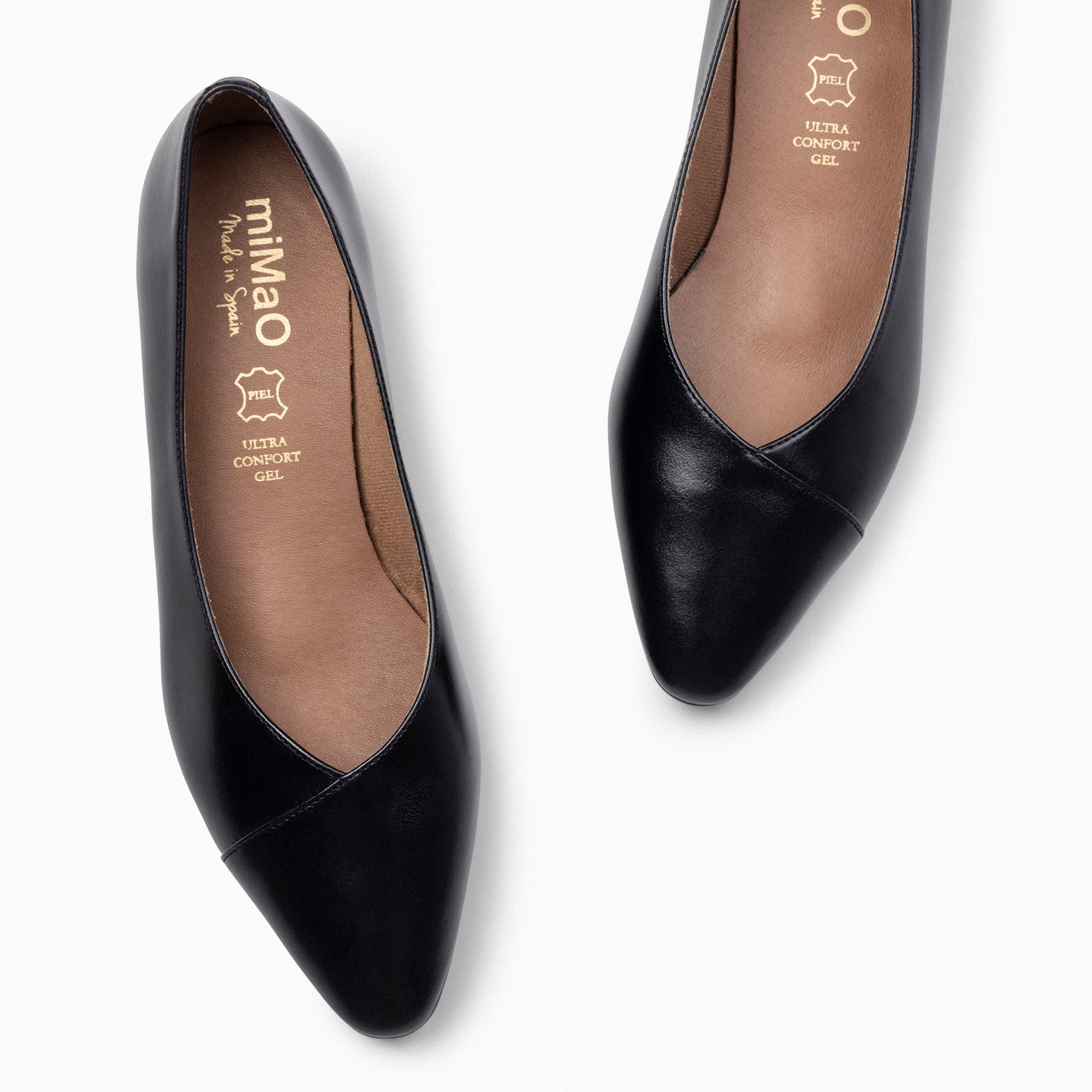 MARIE – Manoletina de punta fina NEGRO - miMaO ®