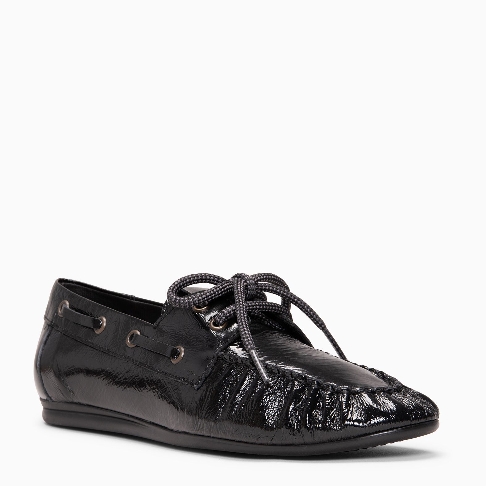OSAKA - Mocasín con cordones NEGRO