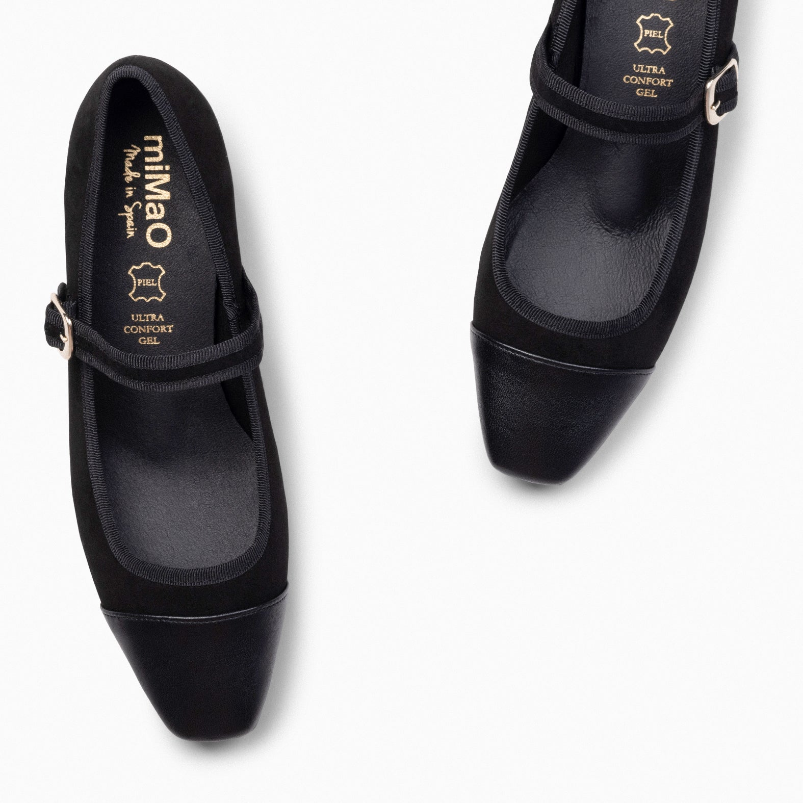 ALICE - Merceditas de tacón NEGRO - miMaO ®