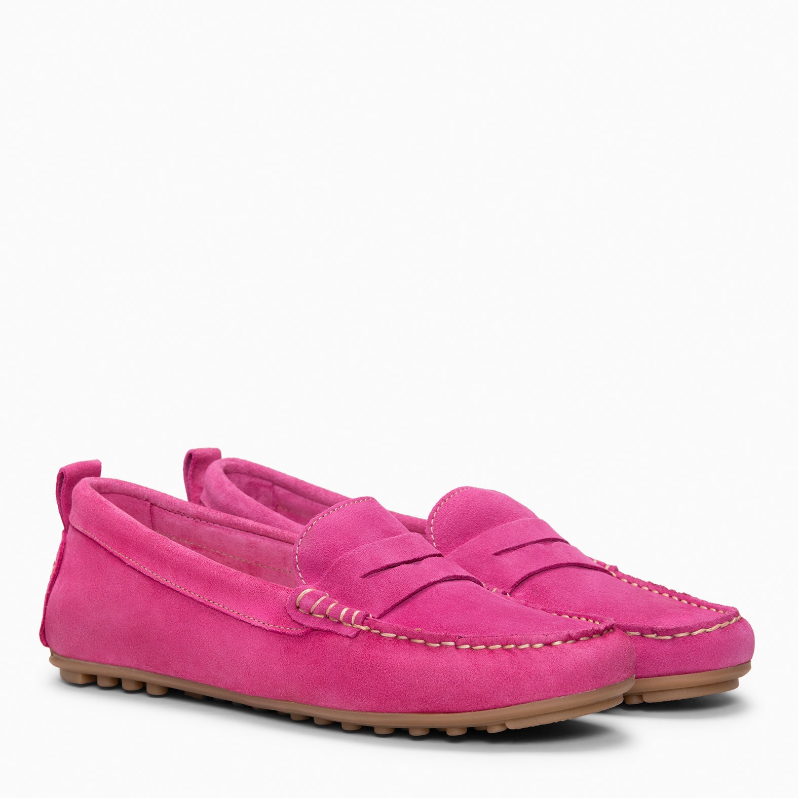 MONTEZ – Mocasín plano con plantilla extraíble FUCSIA - miMaO ®