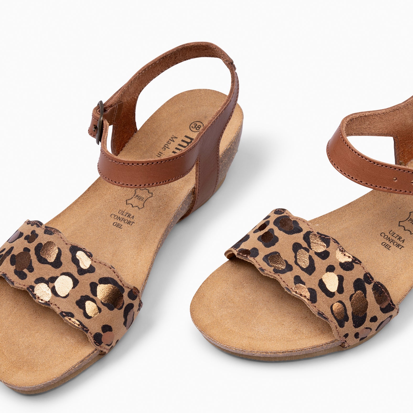 ORDESA - LEOPARD BIO SANDALS