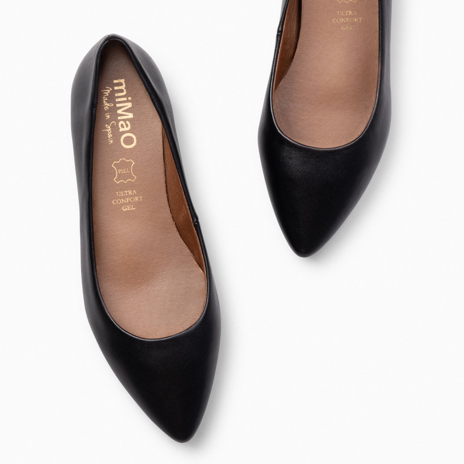 URBAN WEDGE - BLACK shoes with hidden wedge