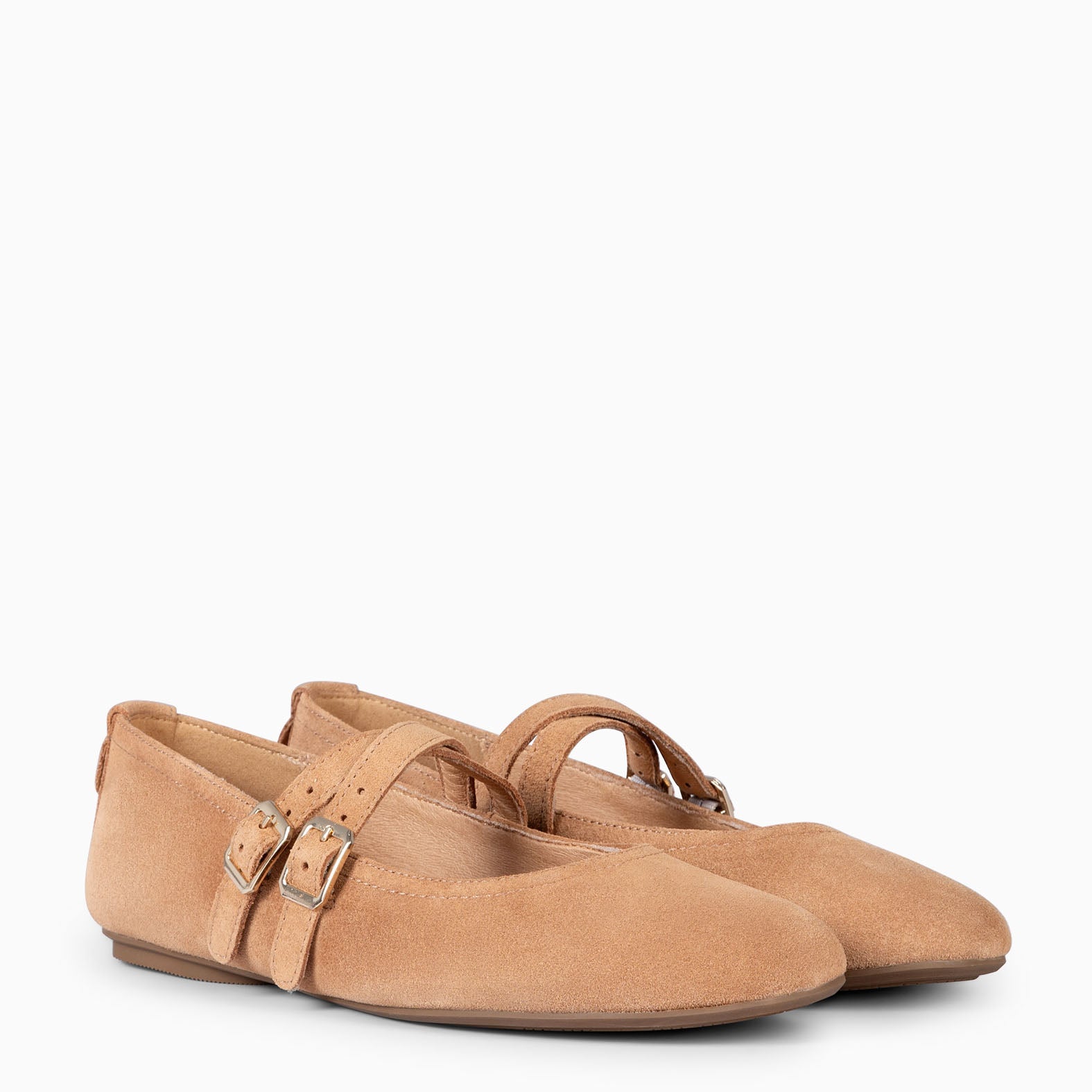 AMAPOLA - BAILARINA PLANA BARESOFT BEIGE