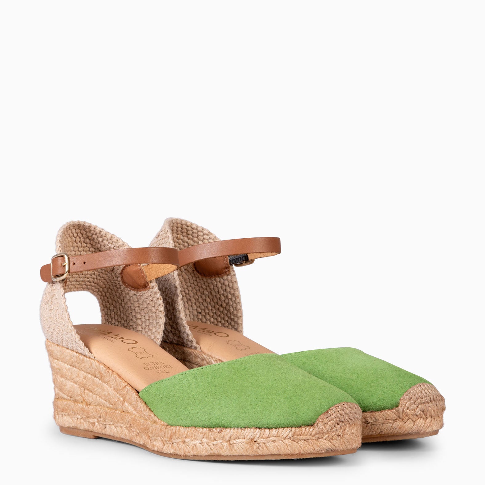 ALTEA - Cuñas de esparto bajas VERDE