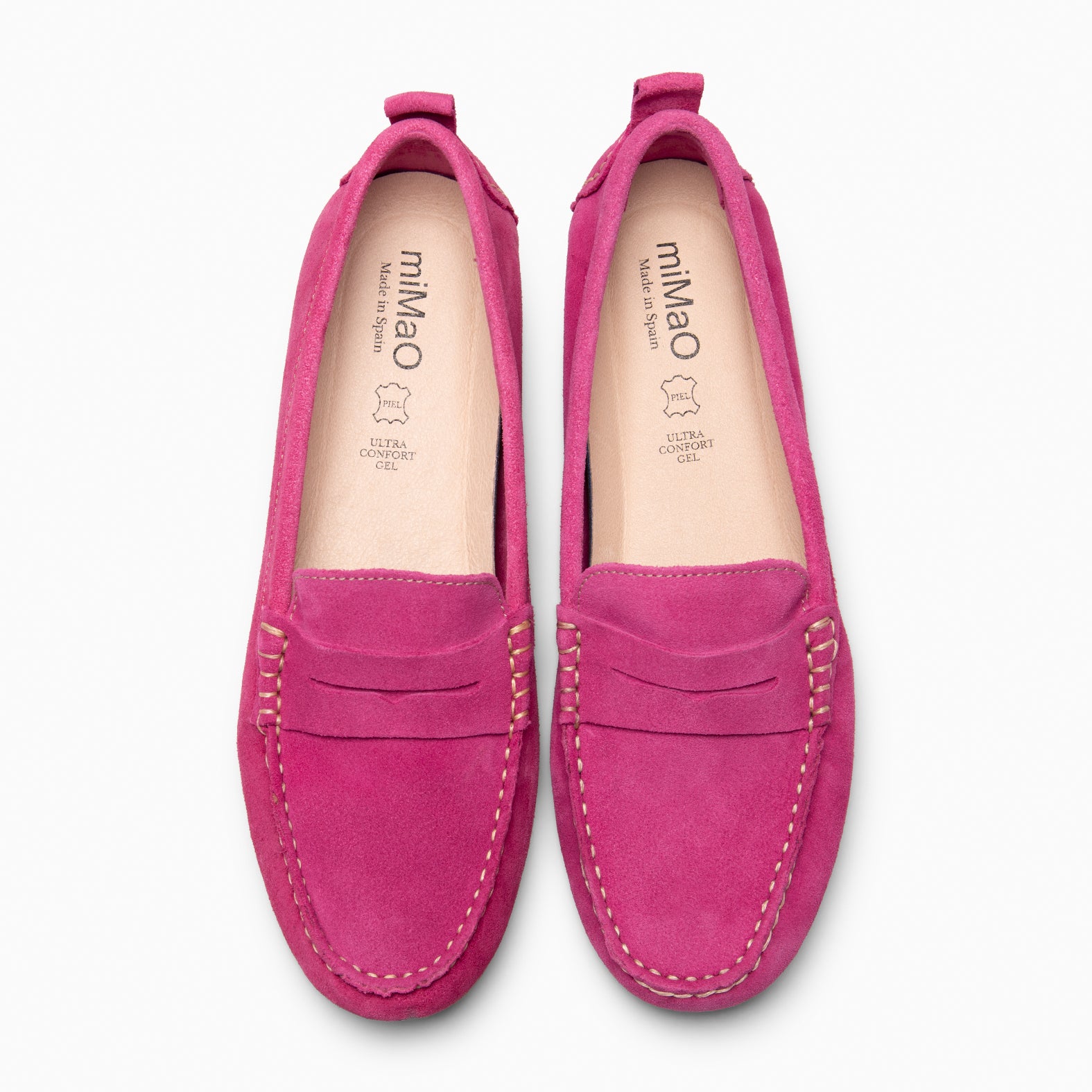 MONTEZ – Mocasín plano con plantilla extraíble FUCSIA - miMaO ®