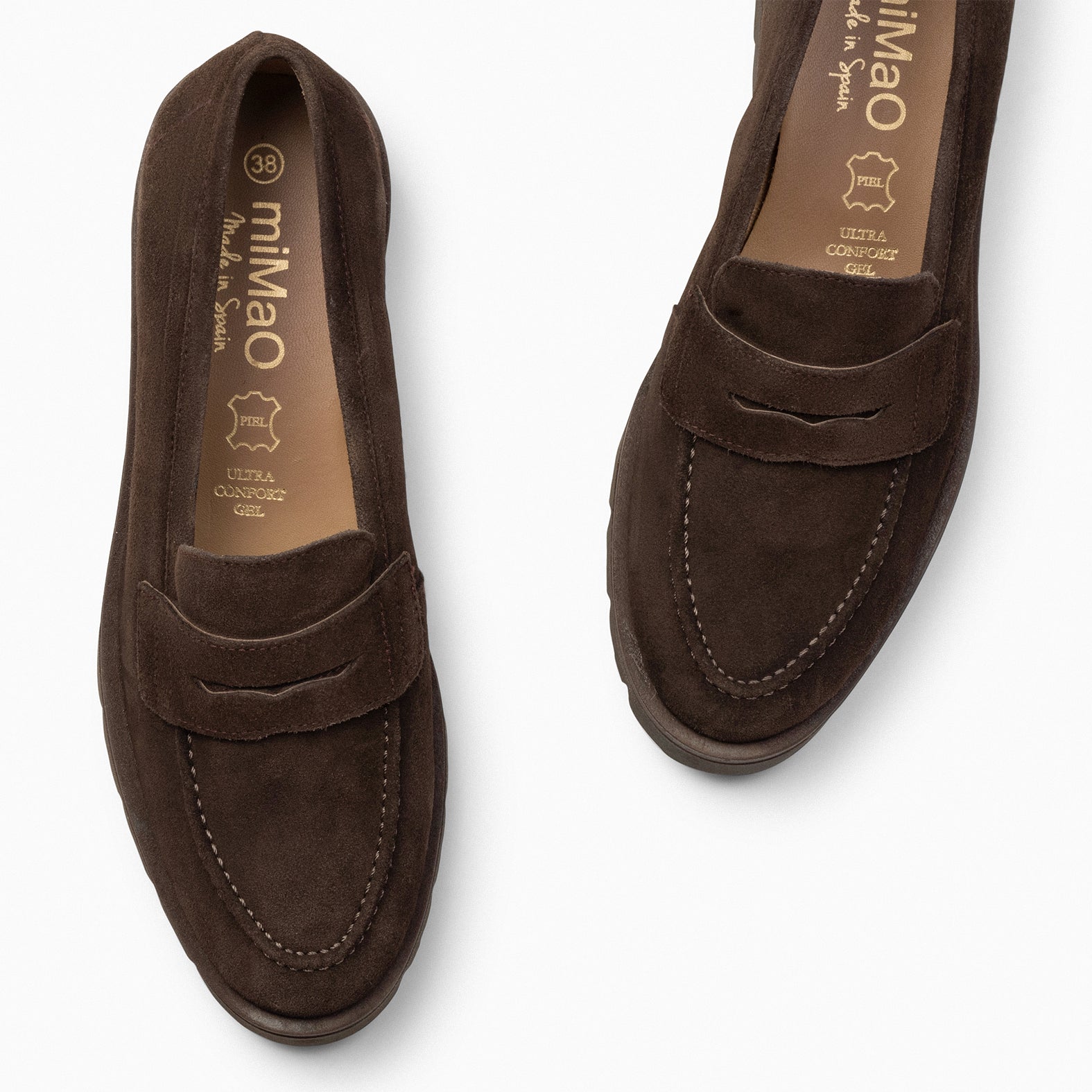 DAFNE - Mocasín con cuña MARRÓN