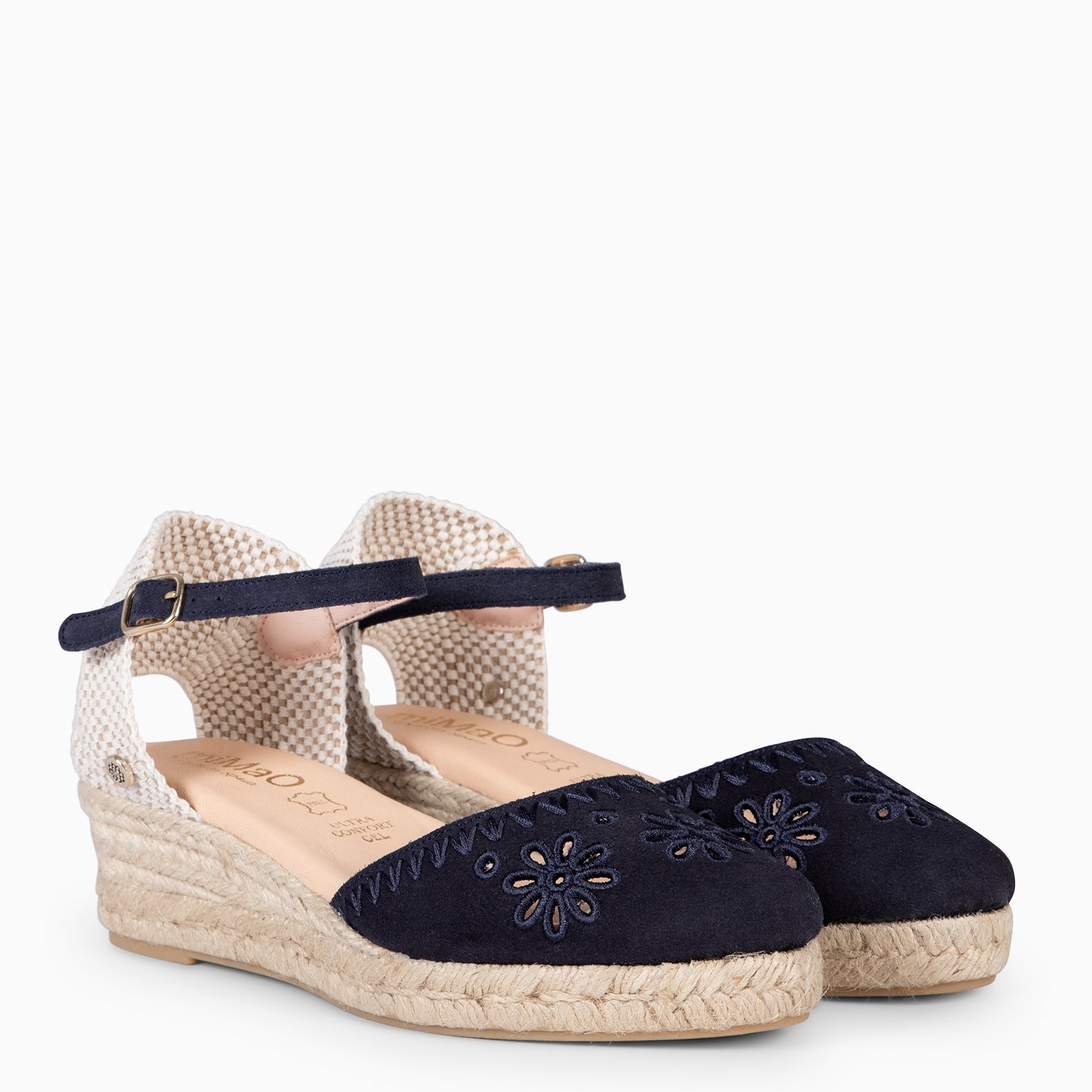 CASARES XS - Cuña bajo de esparto MARINO - miMaO ®