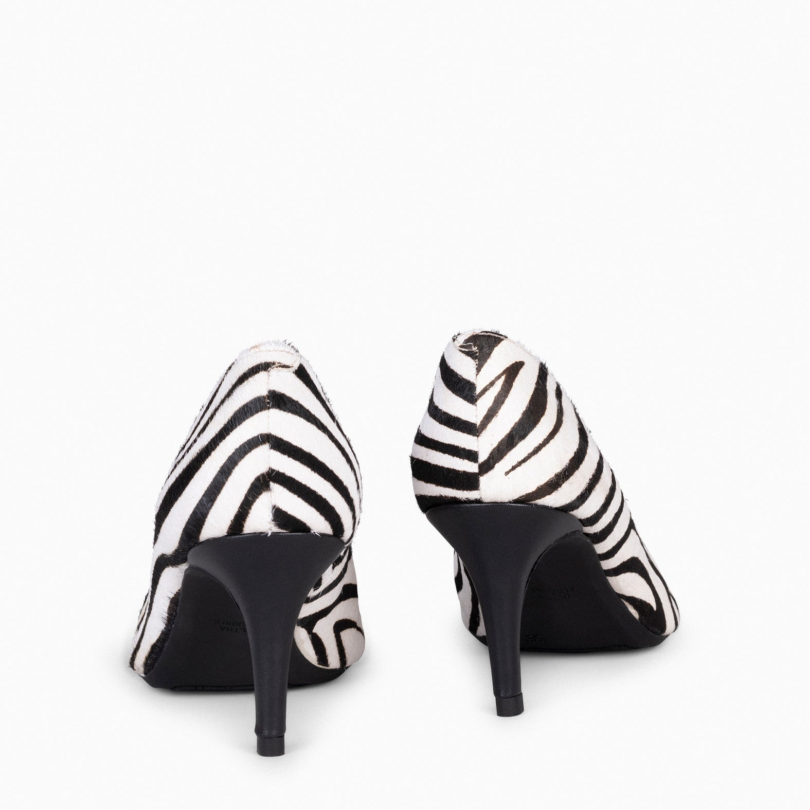 STILETTO WILD - Zapatos de tacón de aguja con animal print CEBRA BLANCO
