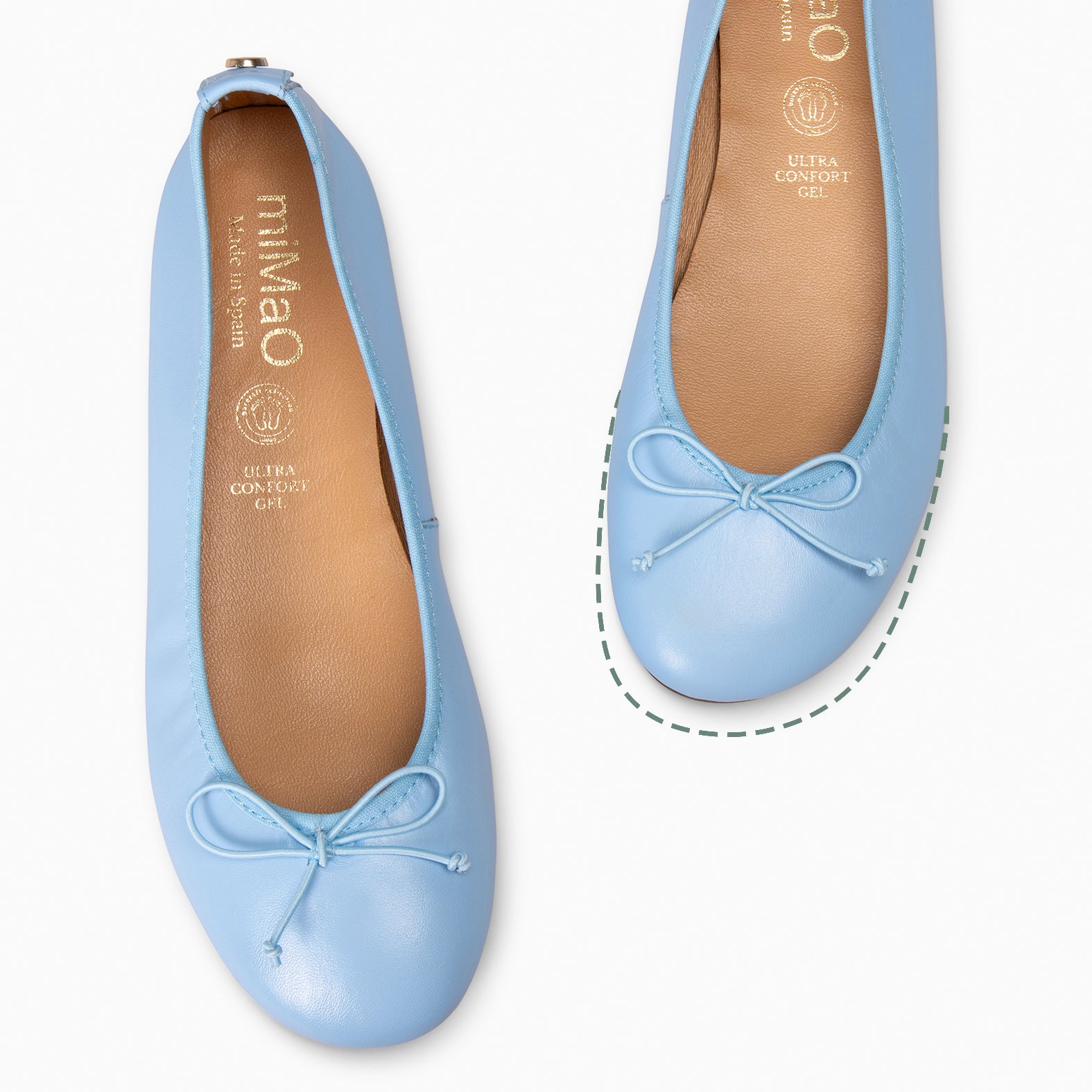 CAMPANILLA - BAILARINA ESTILO BAREFOOT AZUL