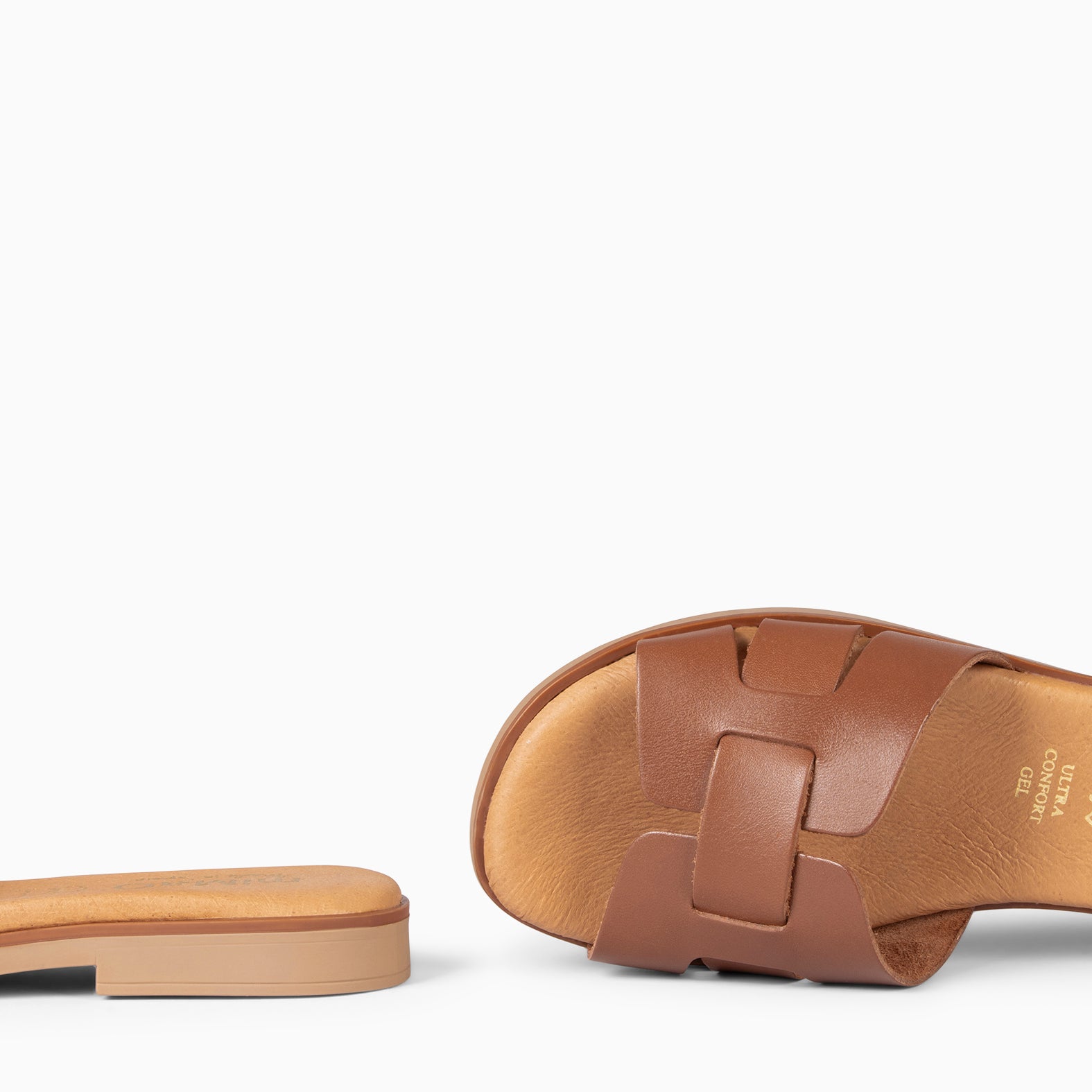 SIWA - Brown sandal leather