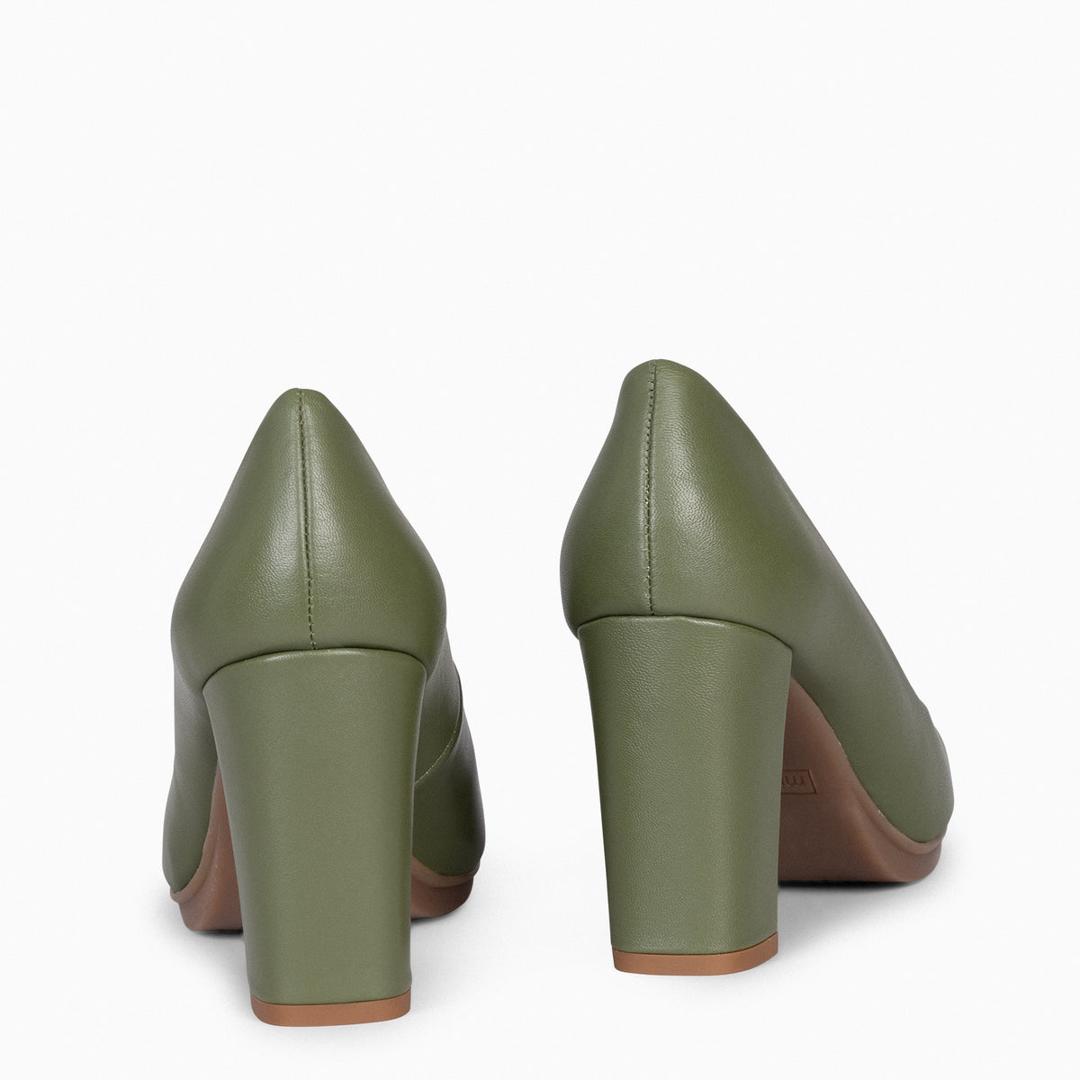 URBAN SALON – Zapatos de tacón alto de napa VERDE - miMaO ®