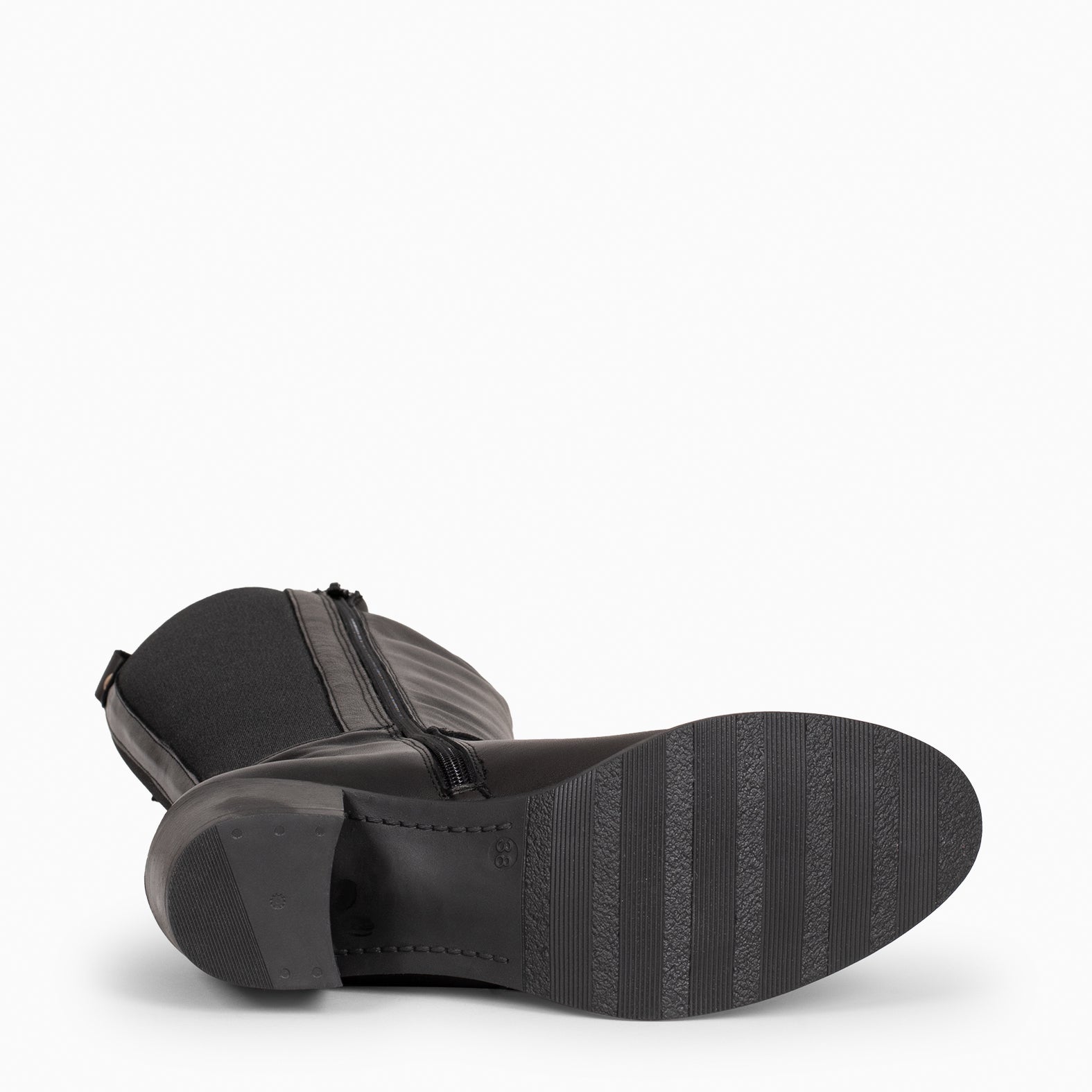 SENA – Botas de Vestir con caña elástica NEGRO