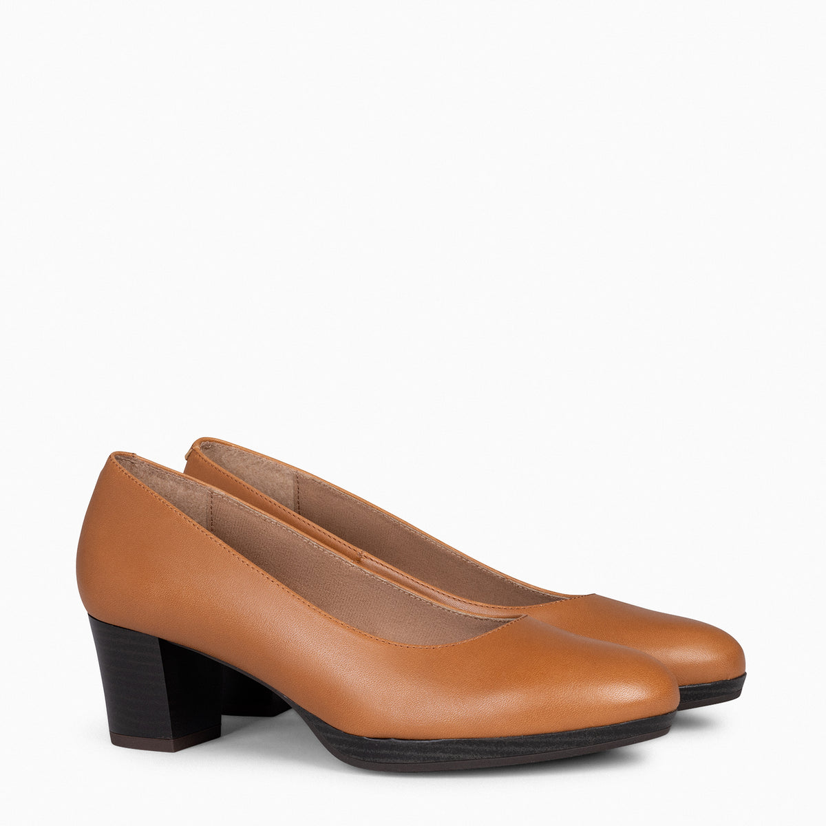 AZAFATA S - Zapatos de tacón bajo con plataforma CAMEL