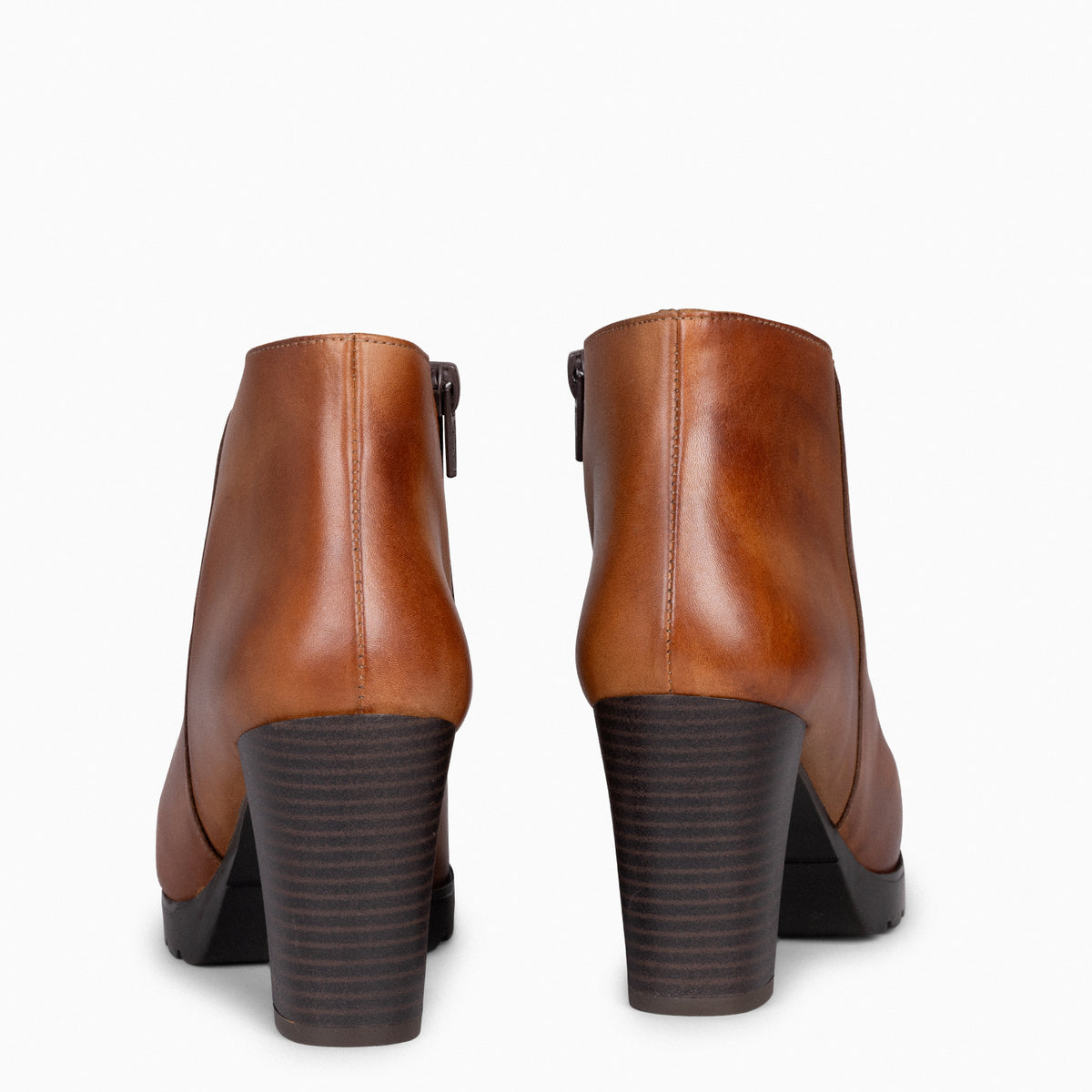 CLASSIC - Botines de Mujer con tacón MARRÓN