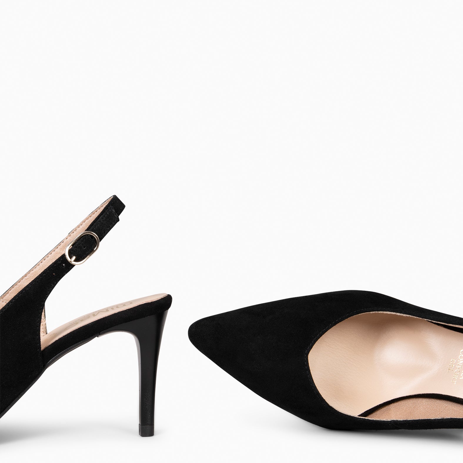 CANDELA - BLACK ELEGANT SLING-BACK
