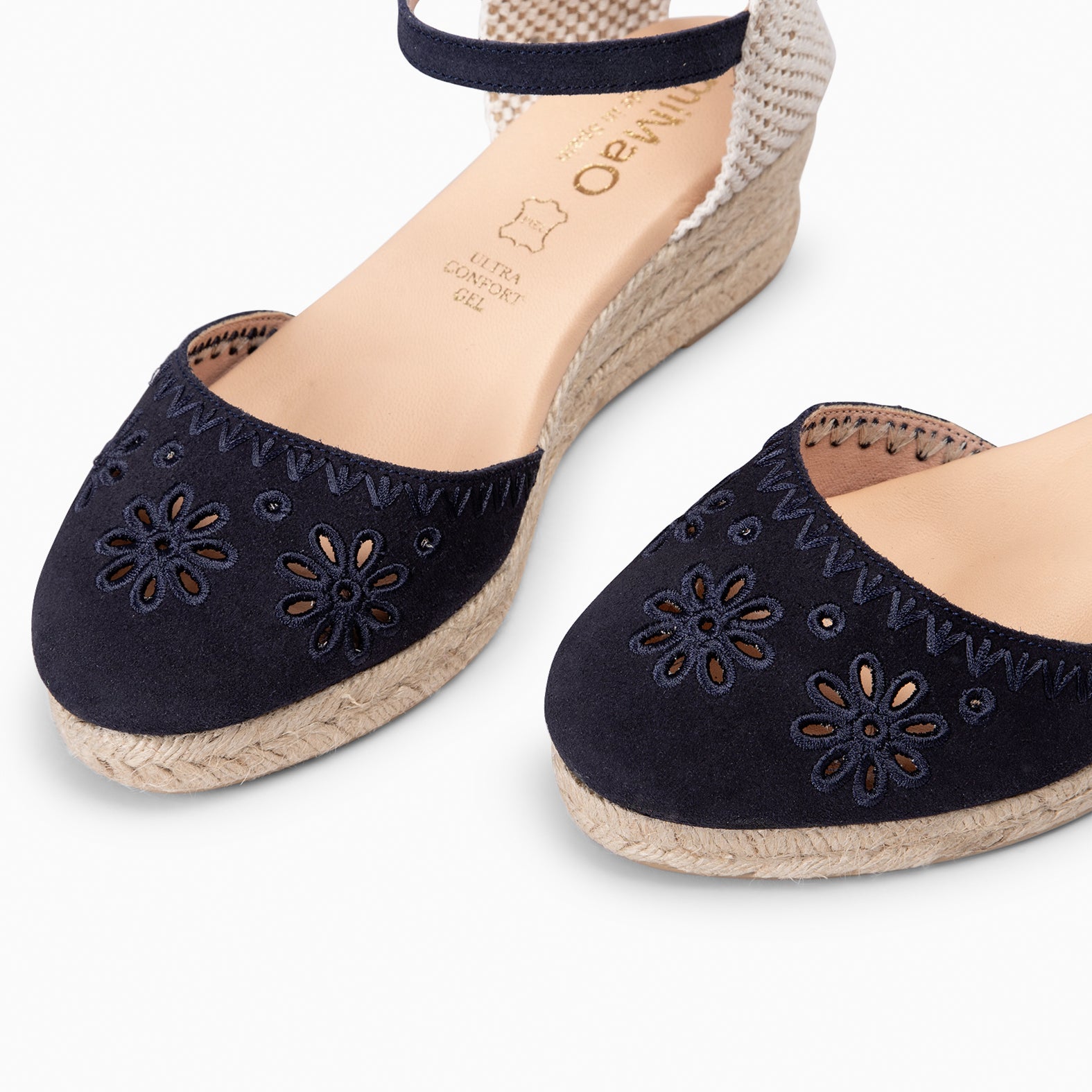 CASARES XS - Cuña bajo de esparto MARINO - miMaO ®