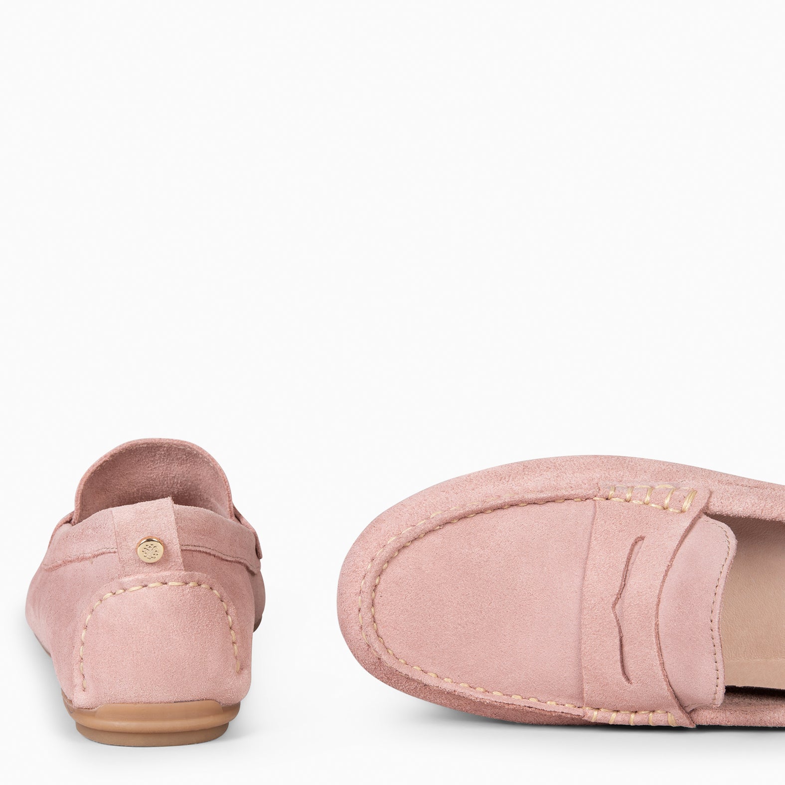 MONTEZ – Mocassim raso com palmilha removível NUDE