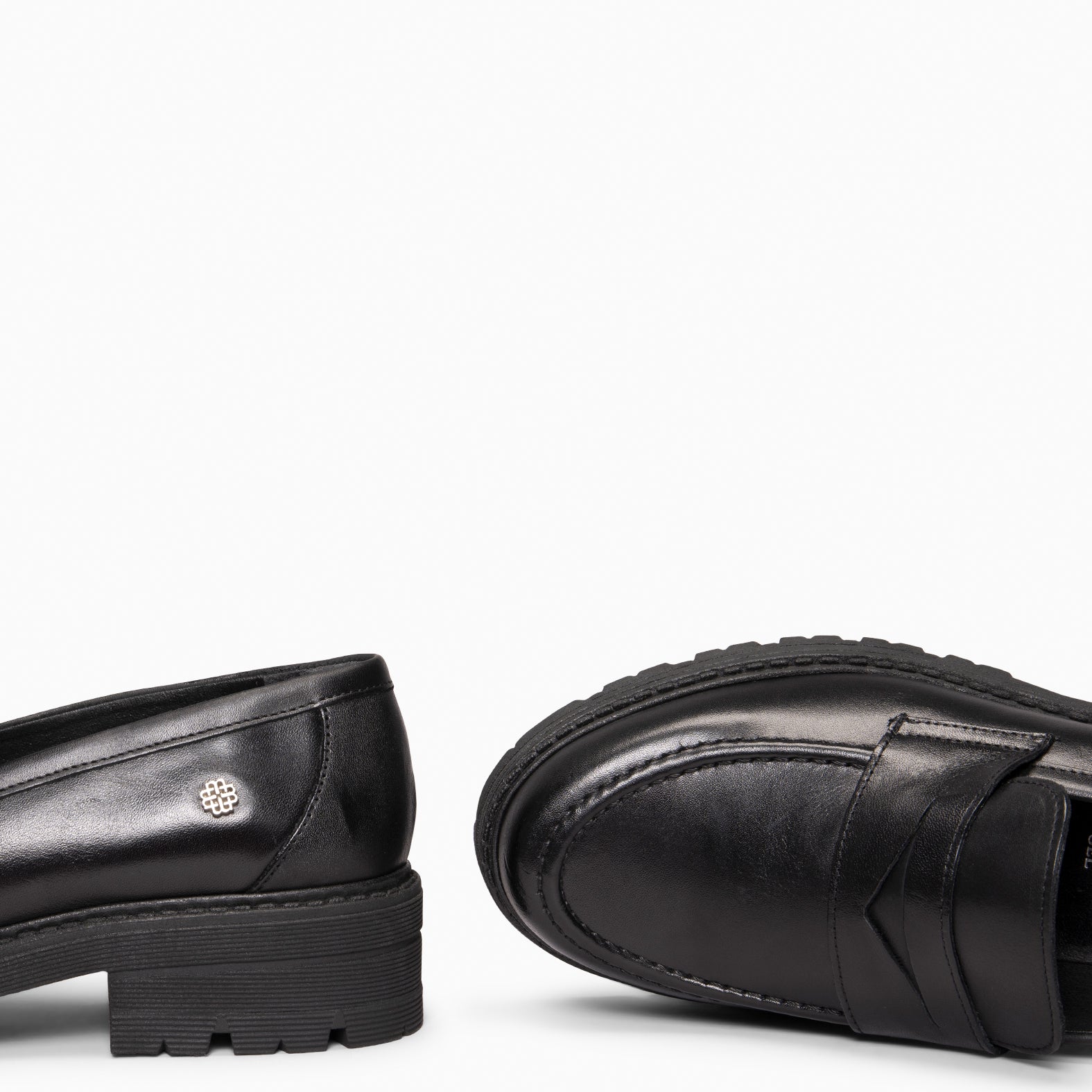 TRAVIS – BLACK Mocassins brushed nappa leather