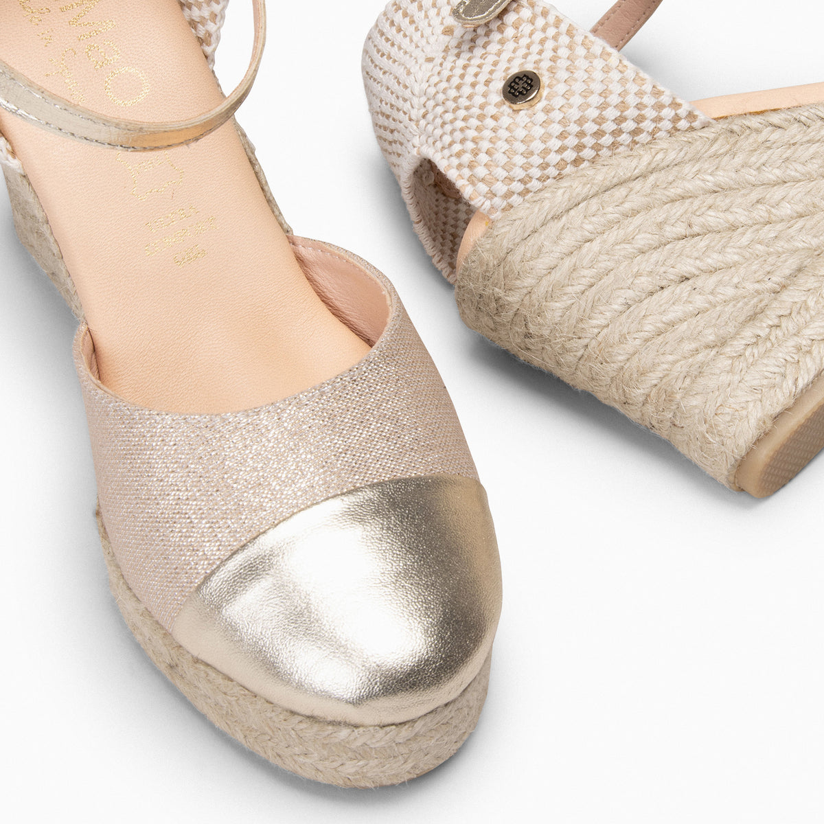YAIZA – GOLD Wedge Espadrille