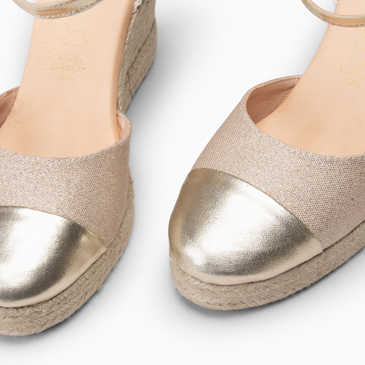 YAIZA – GOLD Wedge Espadrille