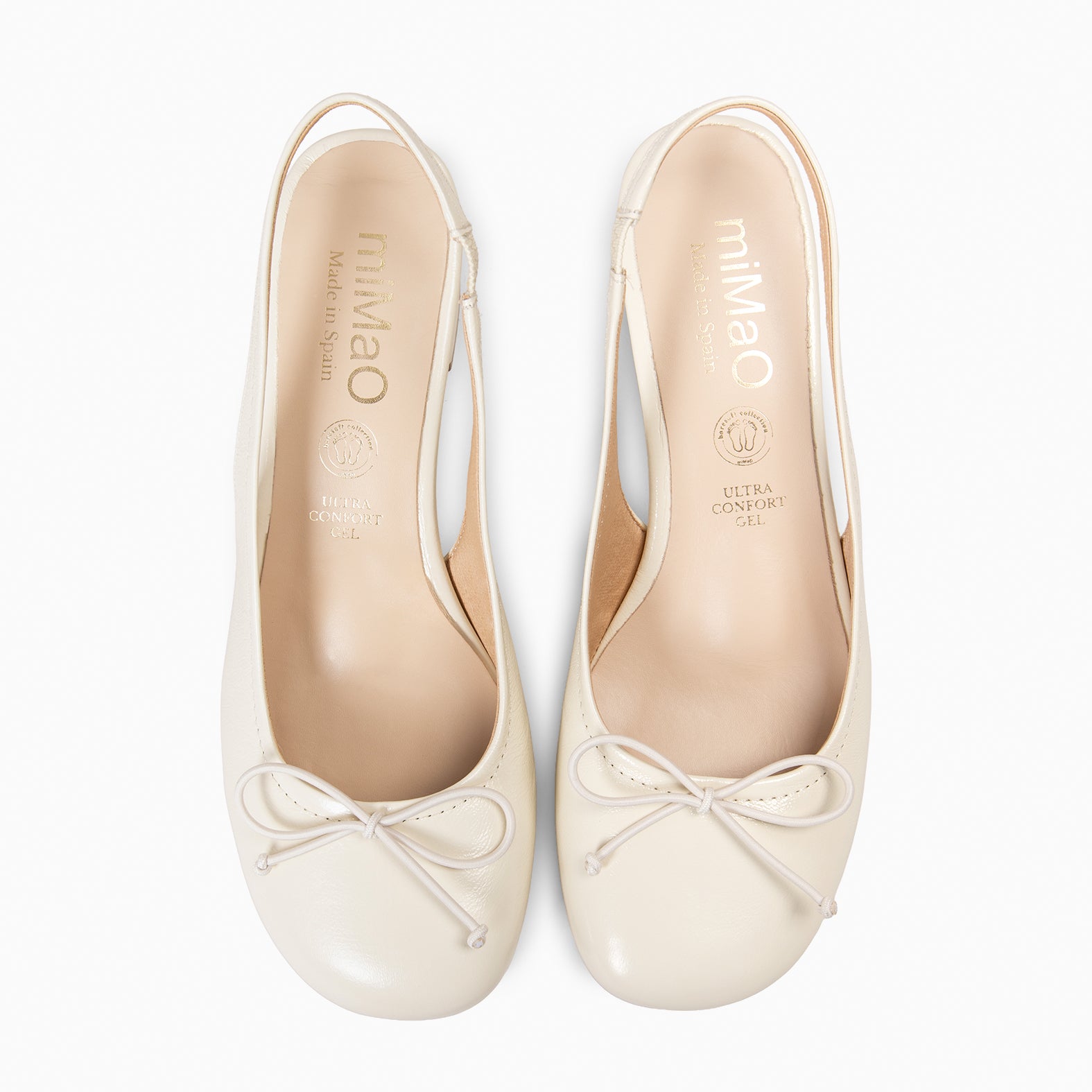 DOROTHY - Zapatos de tacón destalonado Baresoft BEIGE - miMaO ®