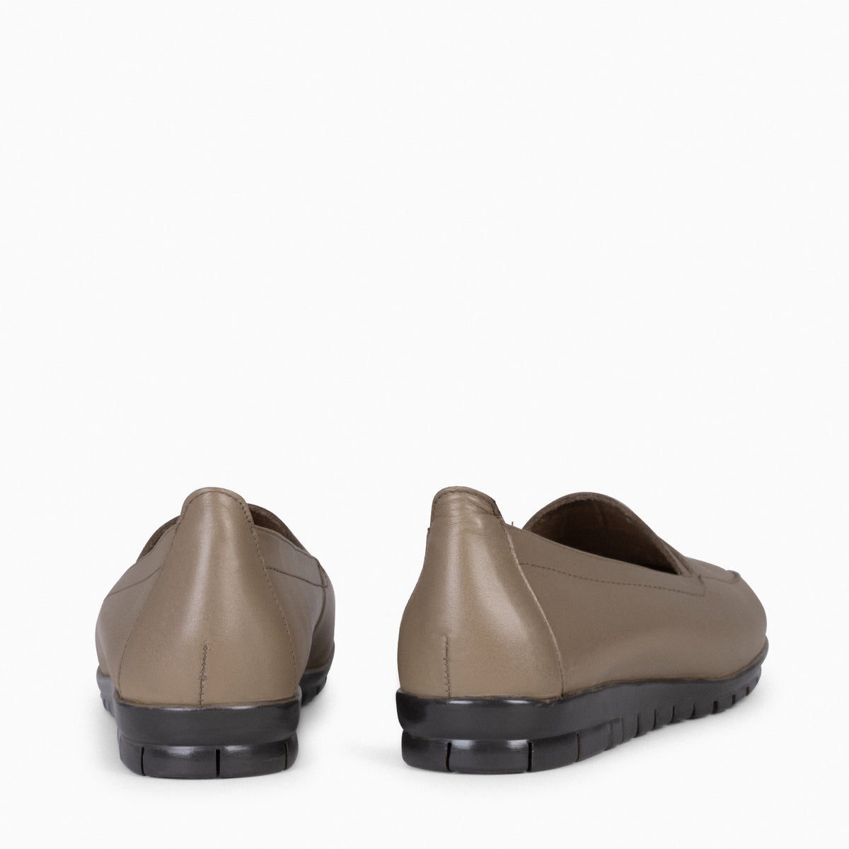 360 – TAUPE moccasins with mask