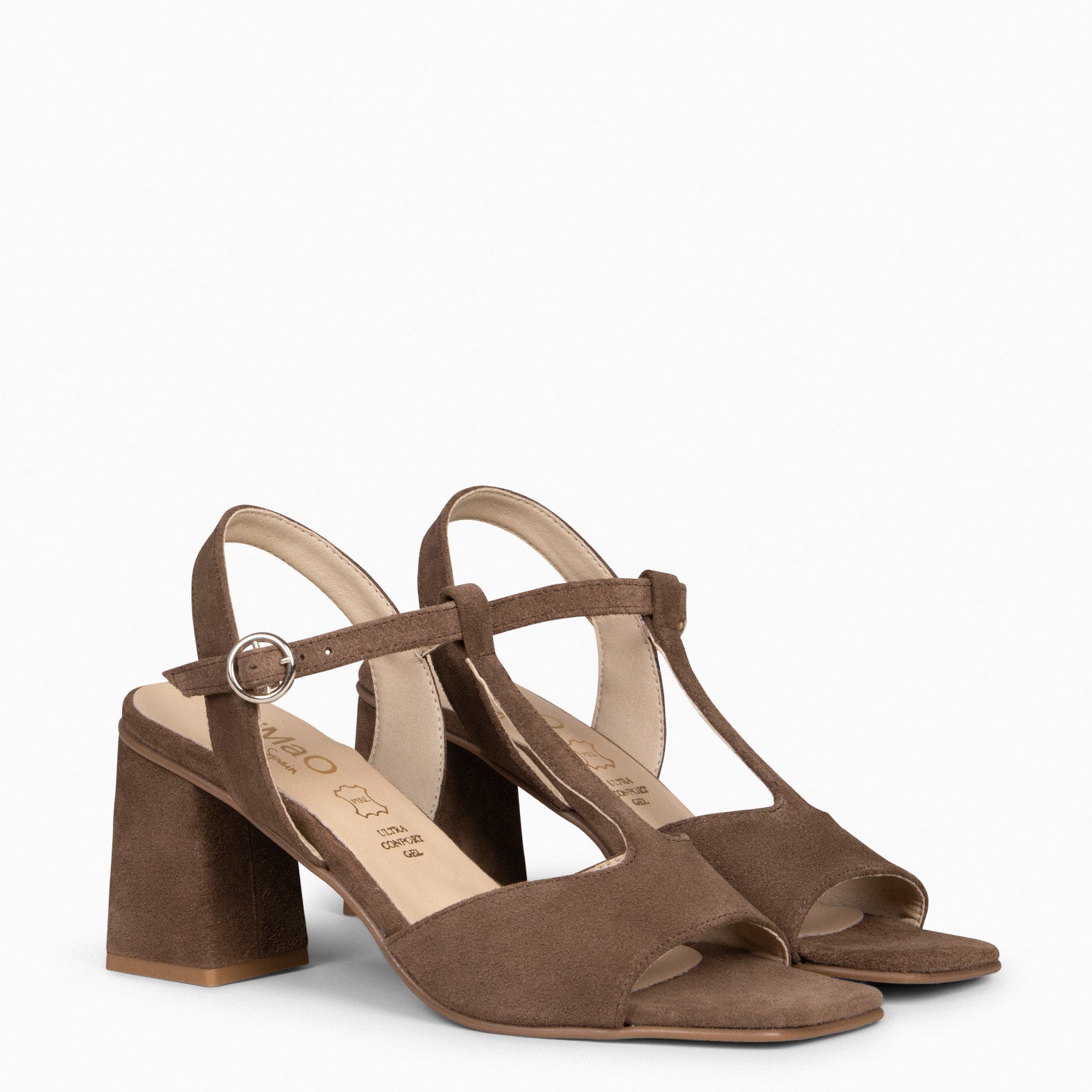 ITAKA - Sandalias de tacón alto VISÓN