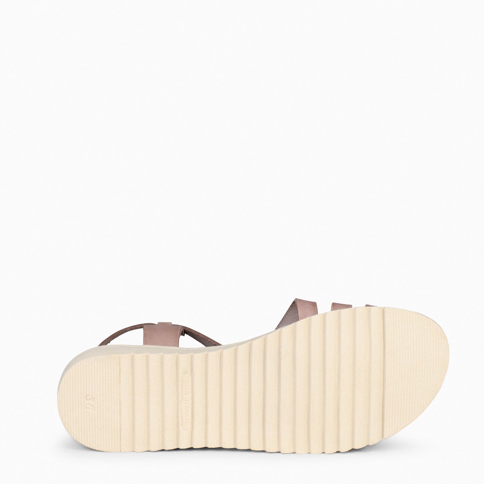 SPIRIT – Sandalias cruzadas con hebilla TAUPE