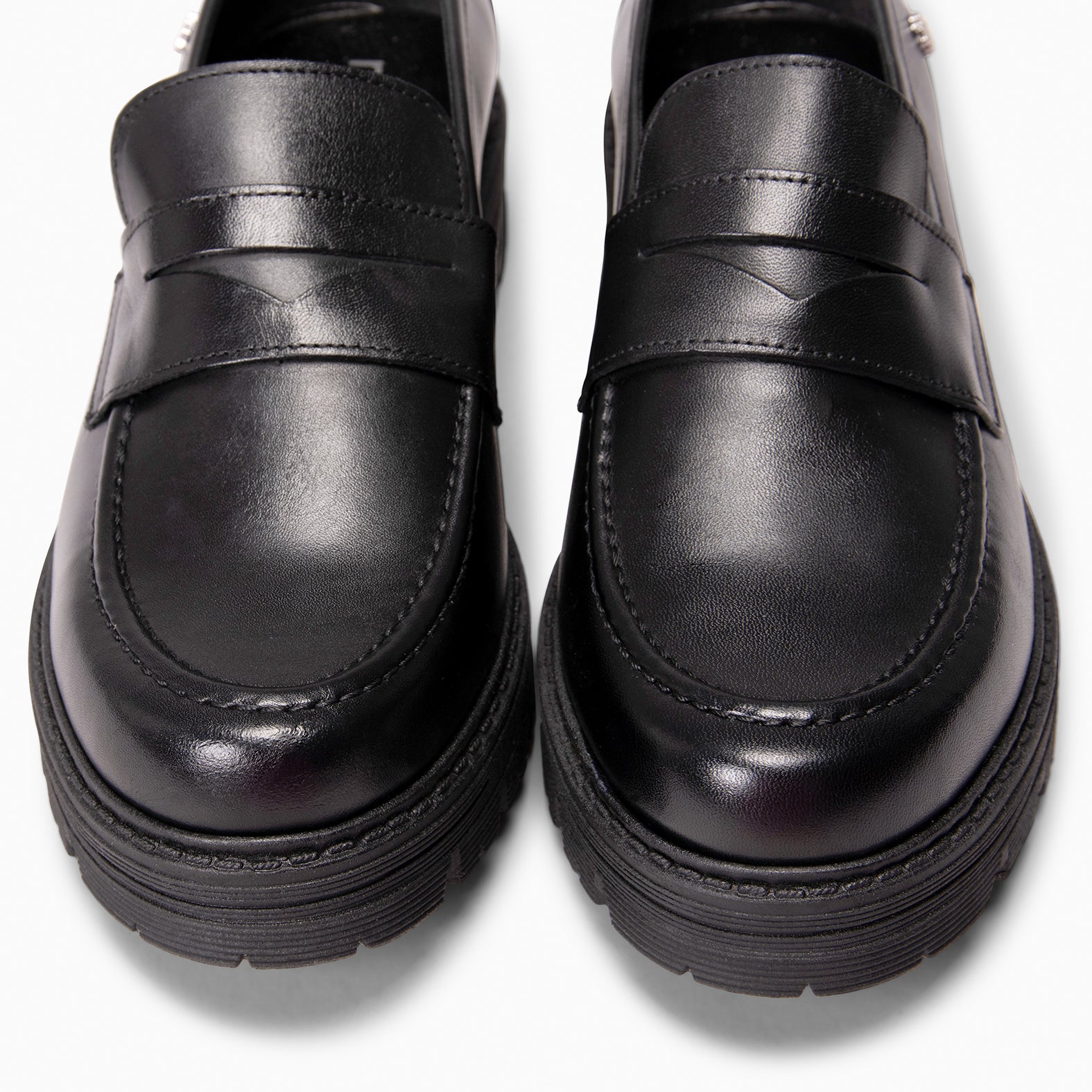 TRAVIS – BLACK Mocassins brushed nappa leather