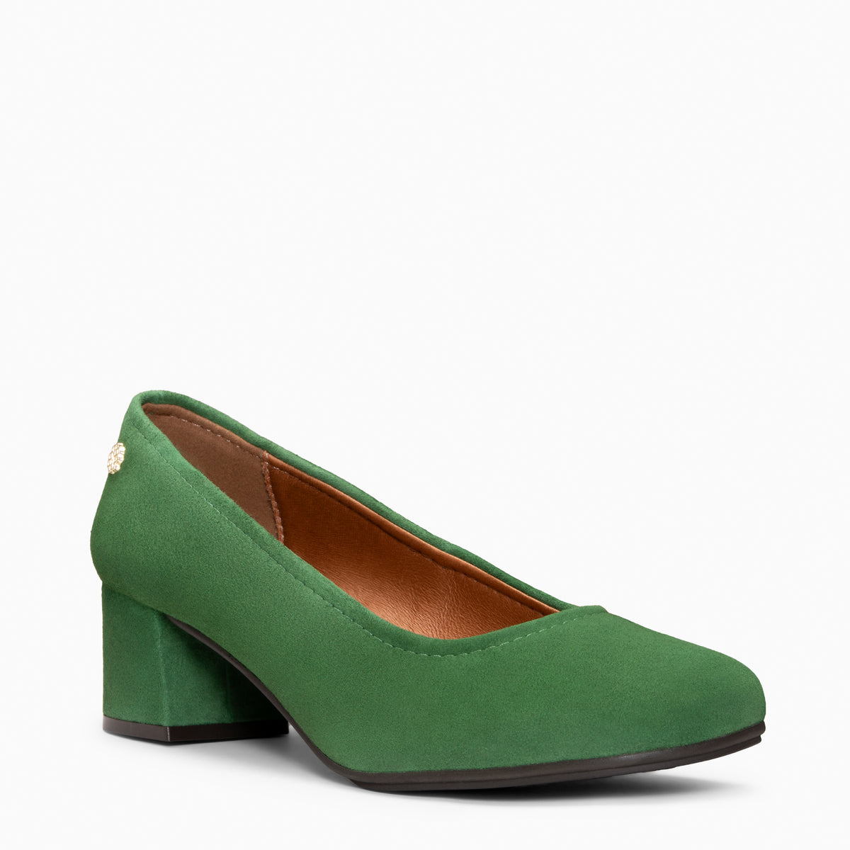 URBAN BARESOFT - Zapatos de salón de tacón ancho VERDE