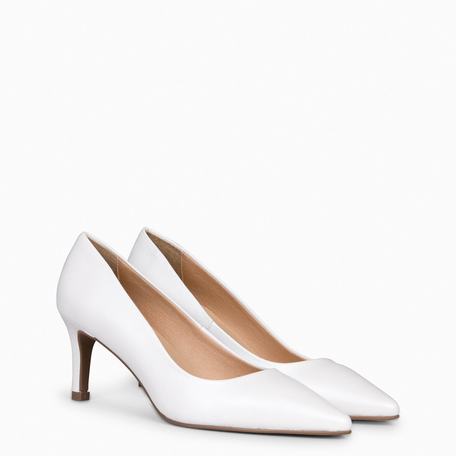 STILETTO SALON – Escarpins à talon aiguille NACRE