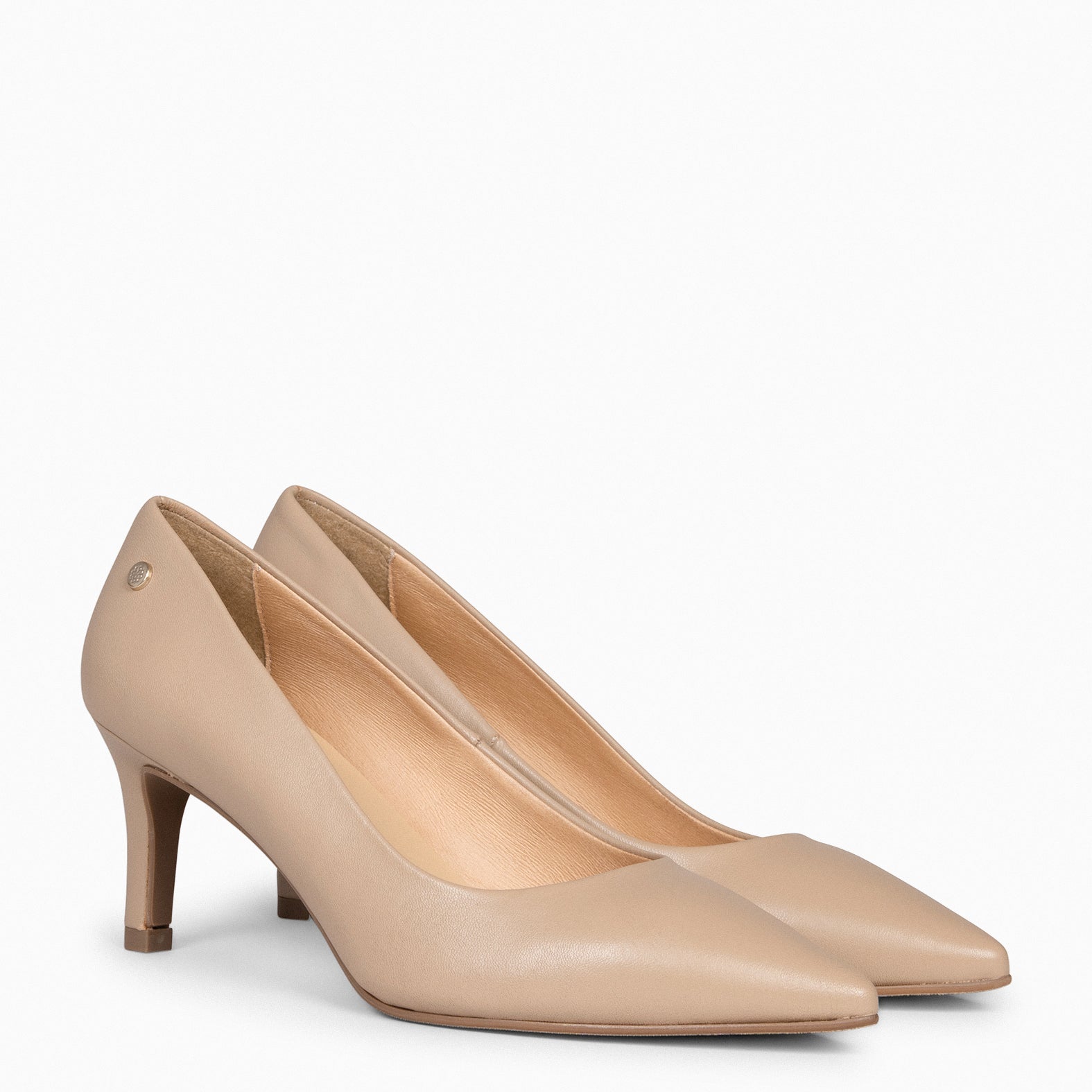 NAPPA STILETTO - TAUPE STILETTO HEELS