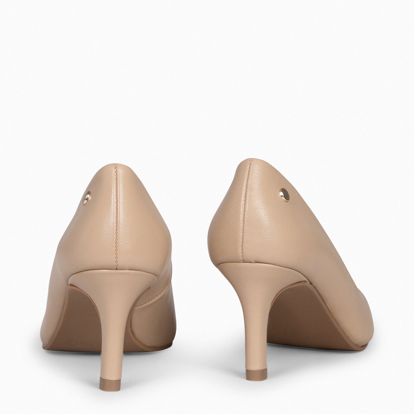 NAPPA STILETTO - TAUPE STILETTO HEELS