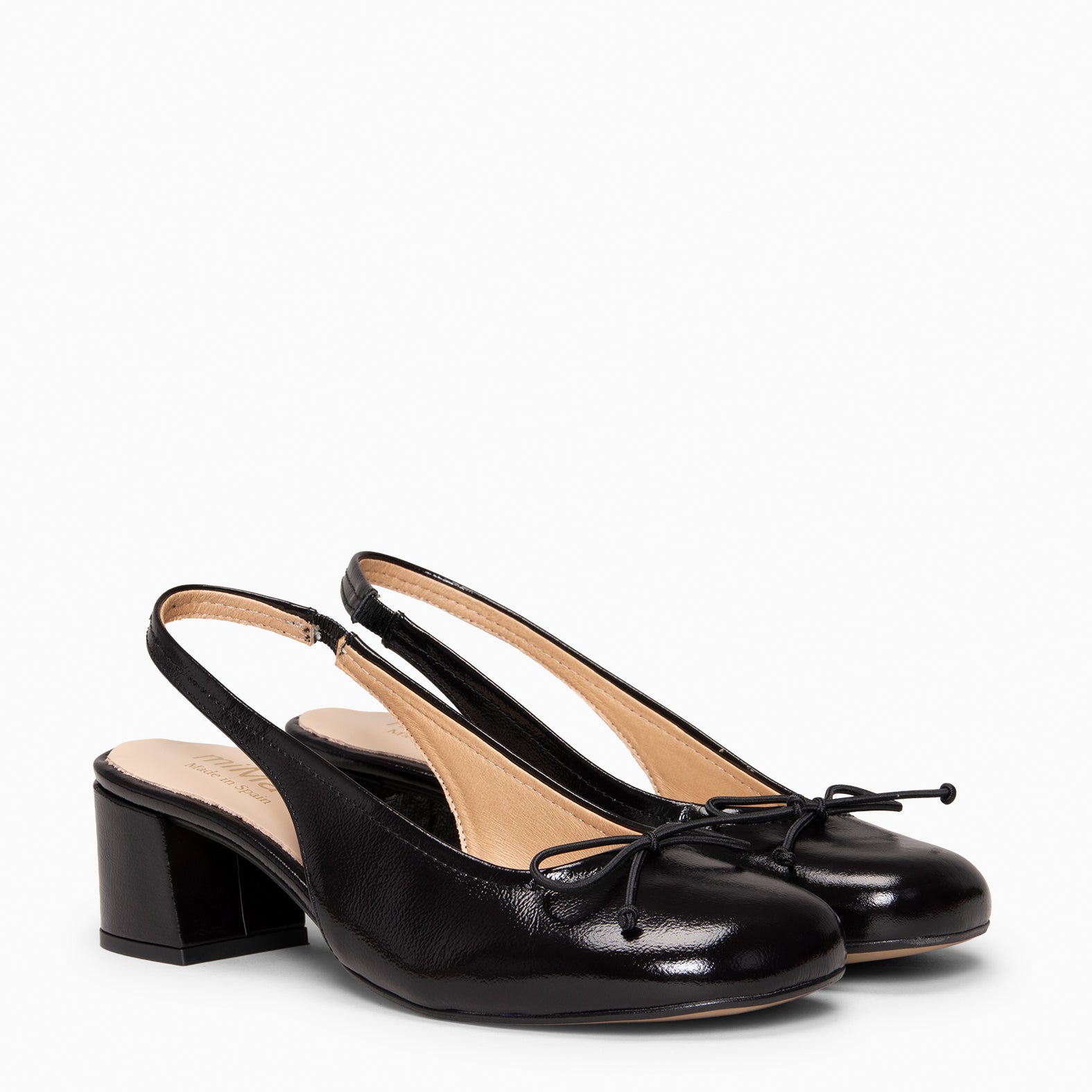 DOROTHY - Zapatos de tacón destalonado Baresoft NEGRO - miMaO ®