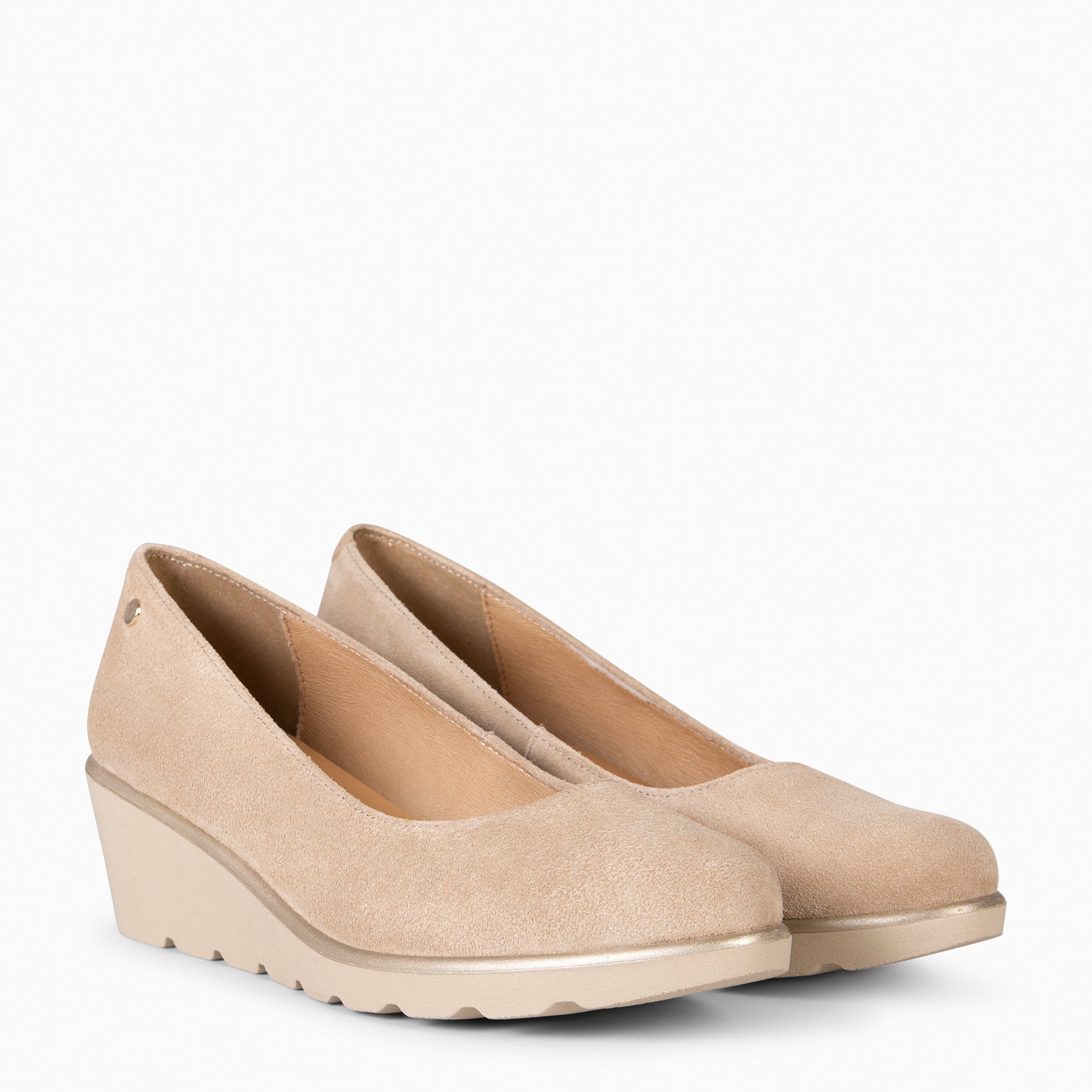 IRIS - Bailarina con cuña BEIGE - miMaO ®