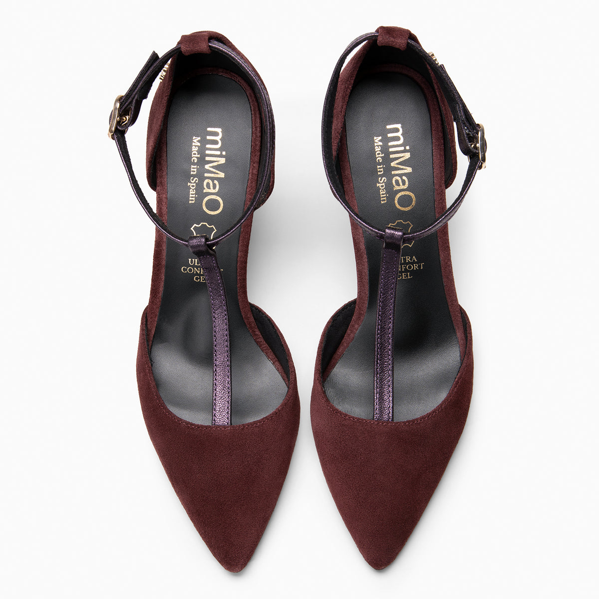 AMANDA - BURGUNDY High-heel shoes