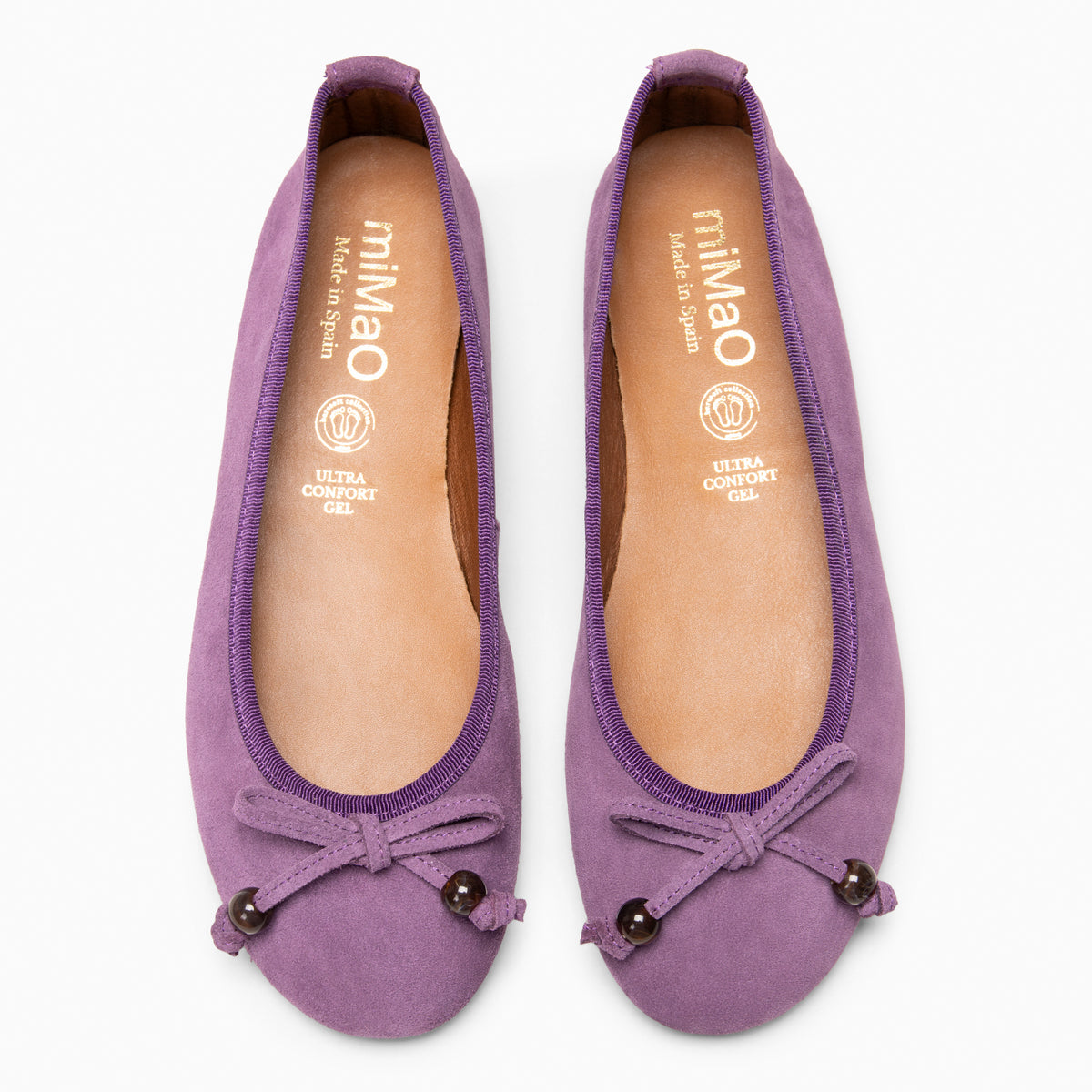 ELVIRA - PURPLE Baresoft Ballerinas