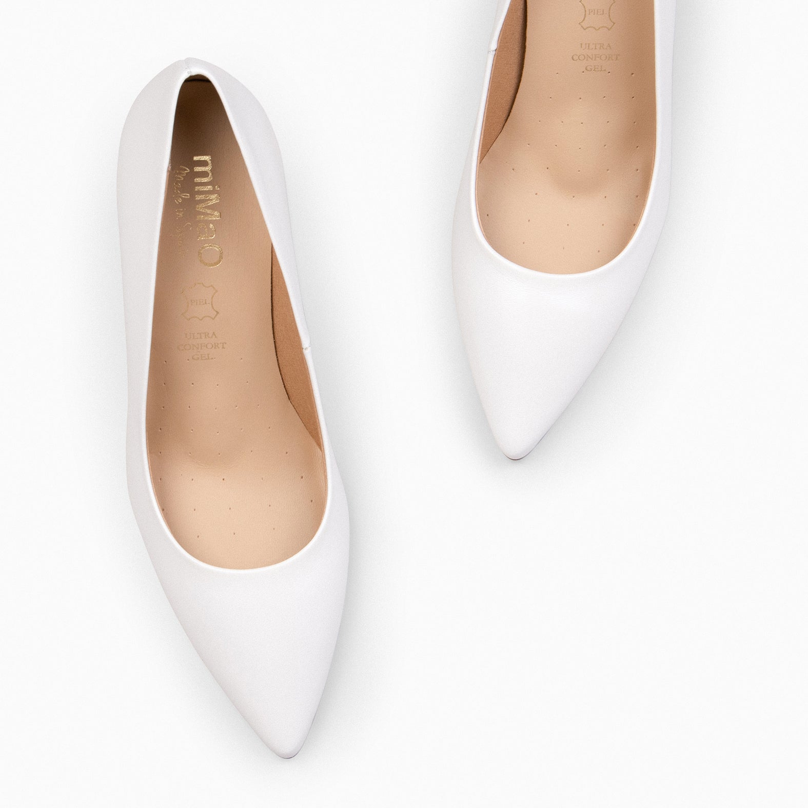 STILETTO SALON – Escarpins à talon aiguille NACRE