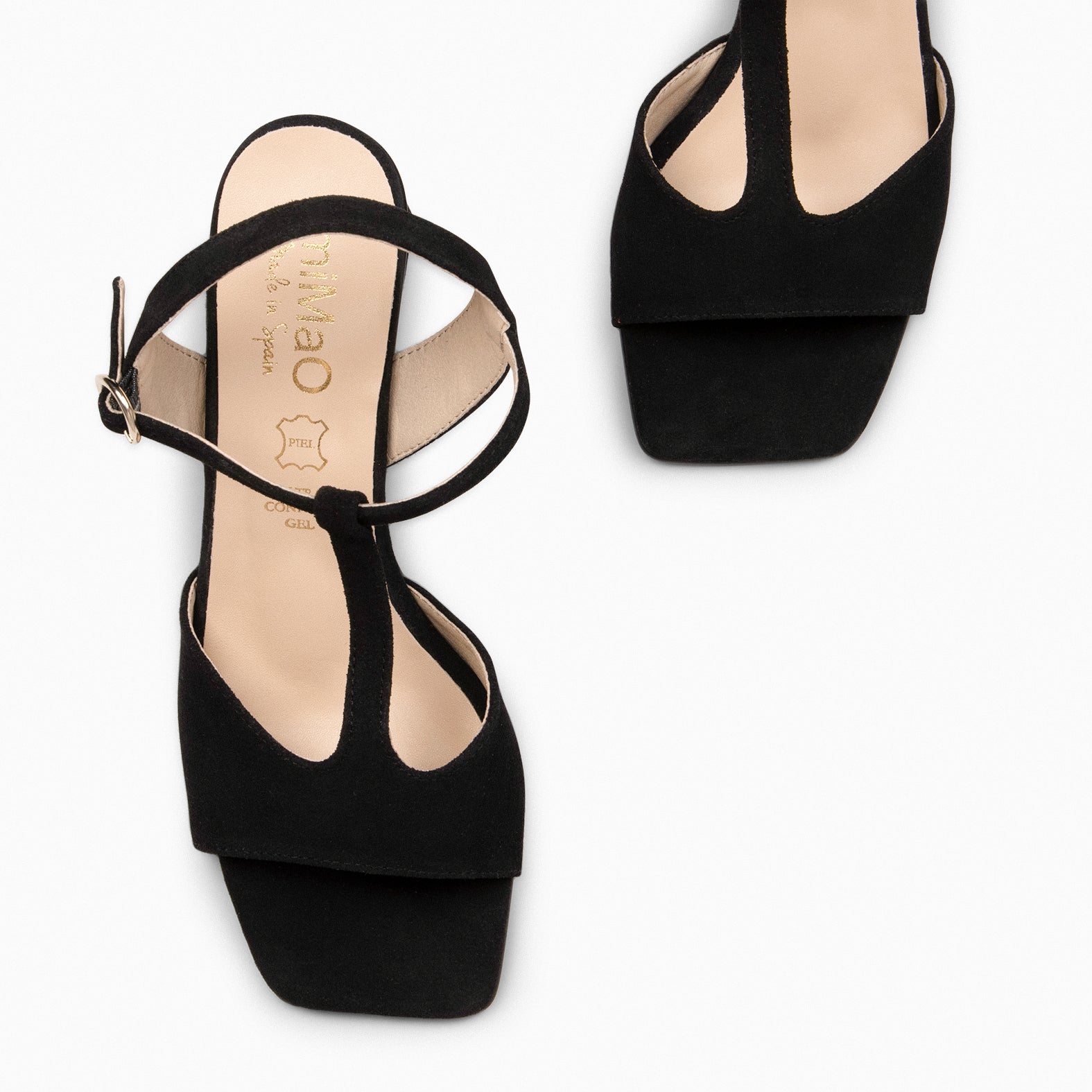 ITAKA - Sandalias de tacón alto NEGRO