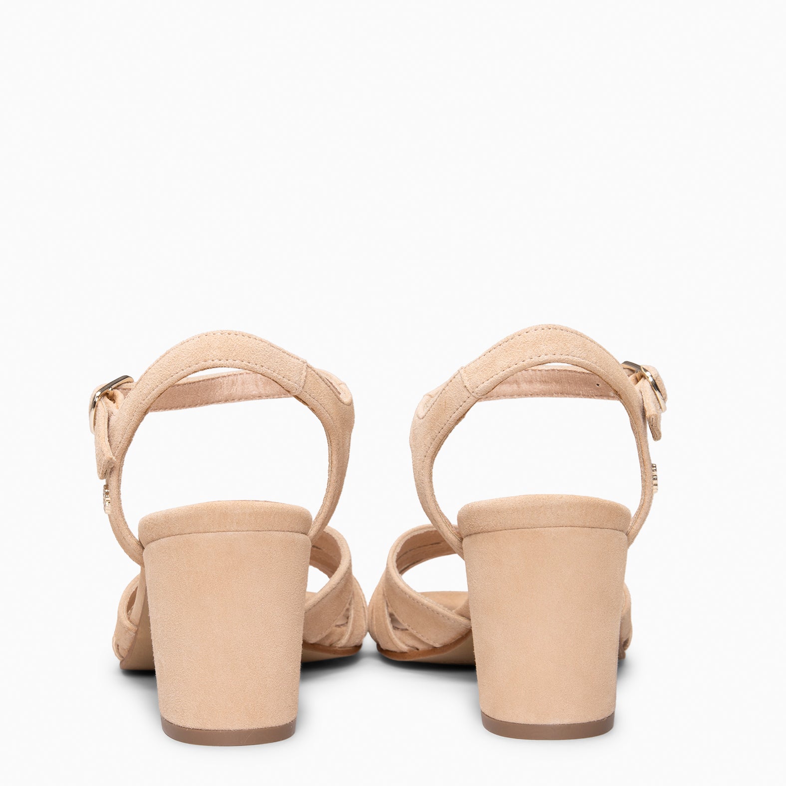 MUSA – Sandalias de Tacón ancho TIERRA