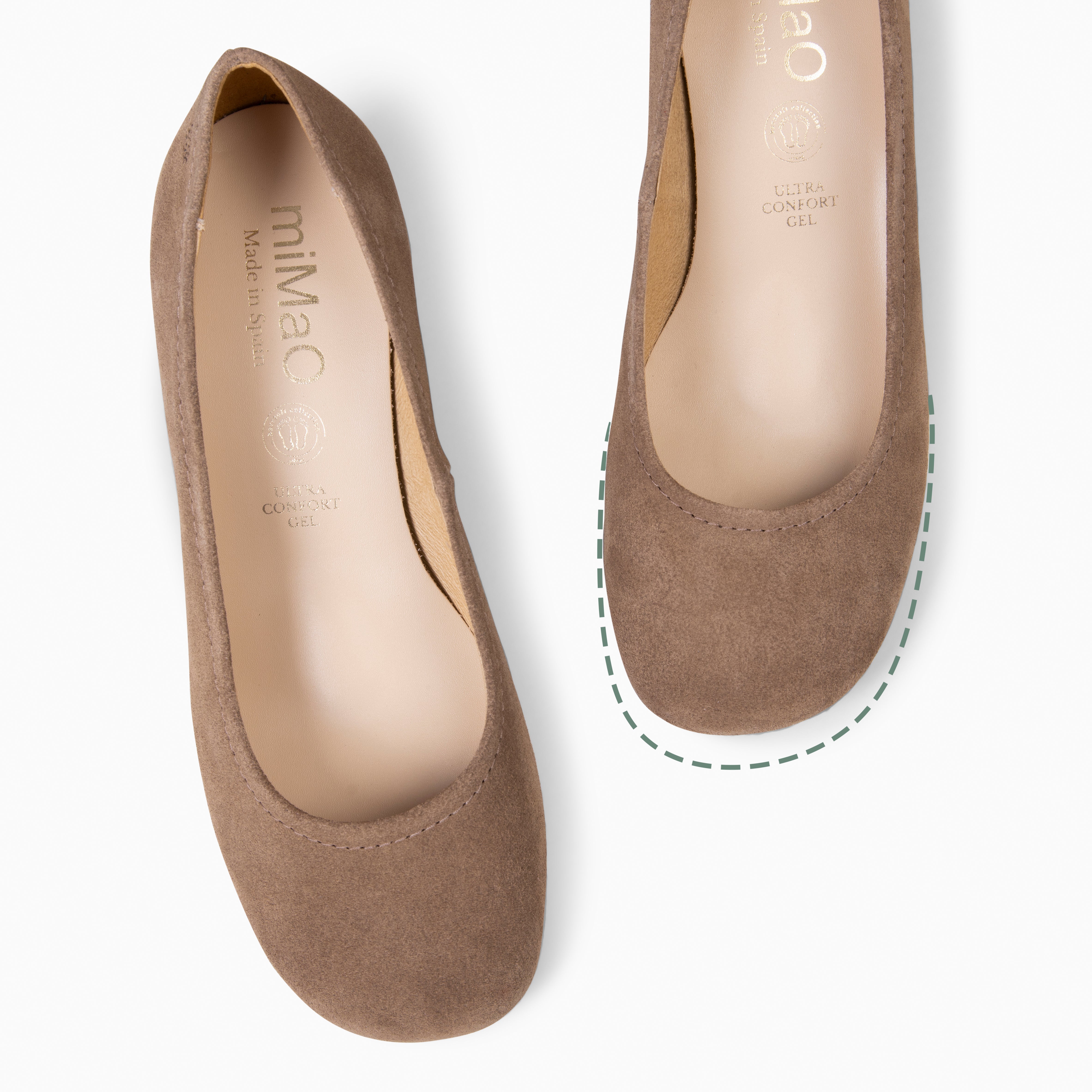 URBAN BARESOFT - ZAPATOS URBAN ESTILO BAREFOOT TAUPE