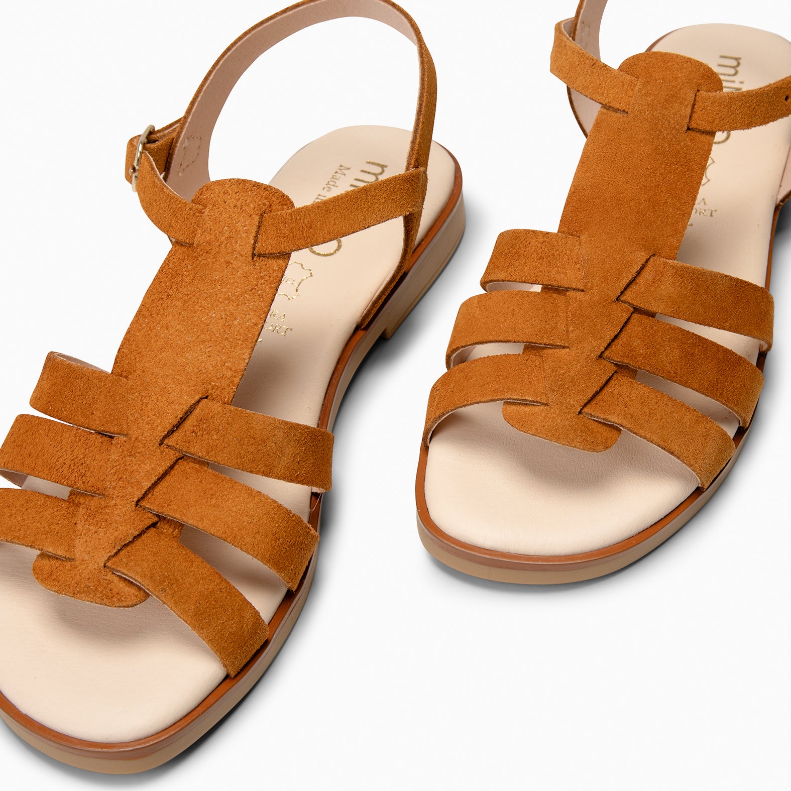 NAIRA - Brown slides sandal leather