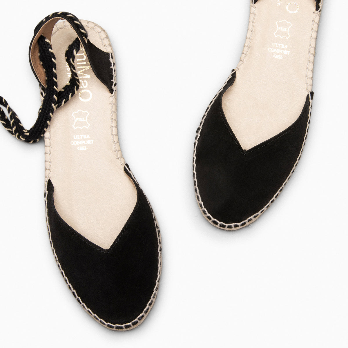 LAGOS – Espadrilles à petit talon NOIR