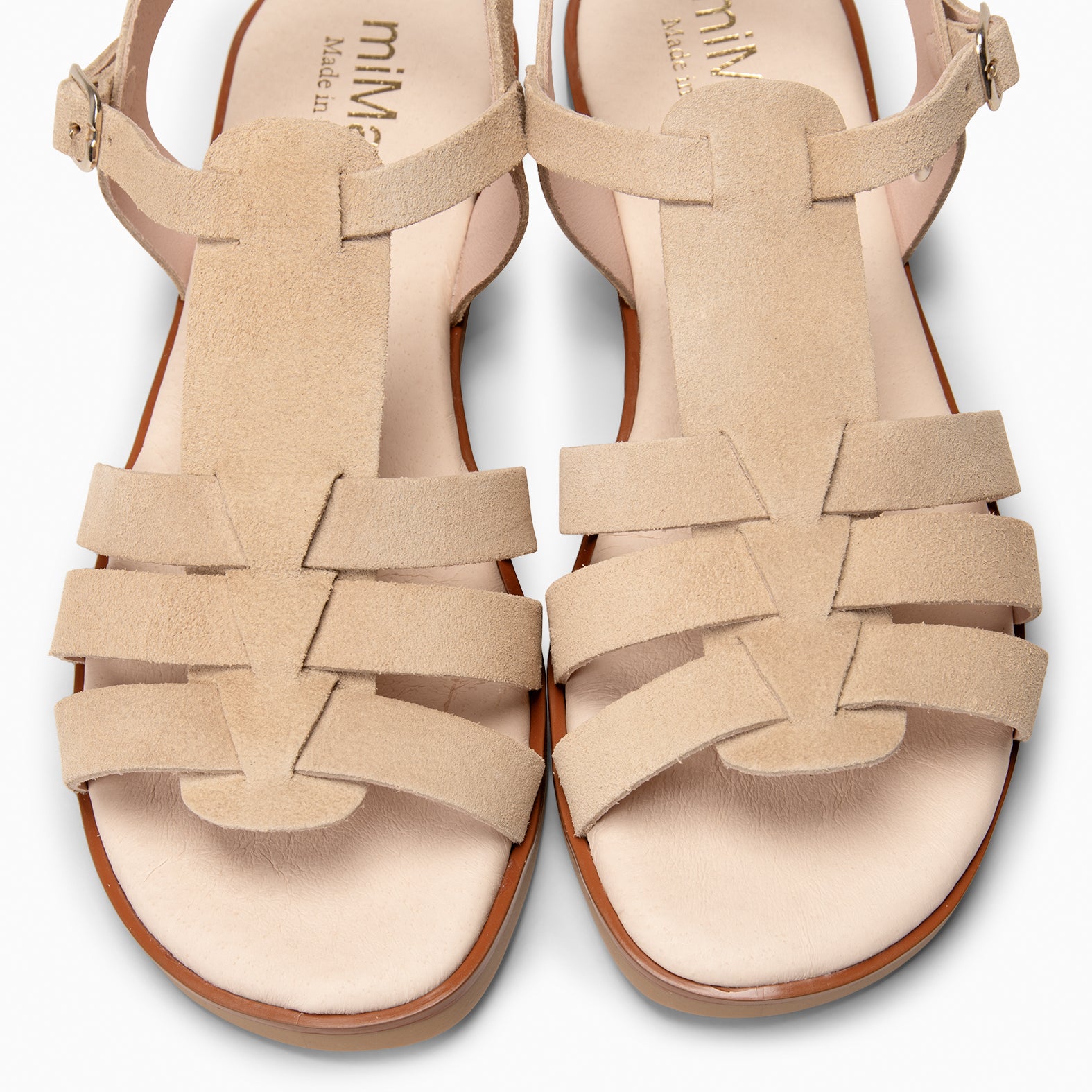 NAIRA- Sandalia tipo pala en BEIGE