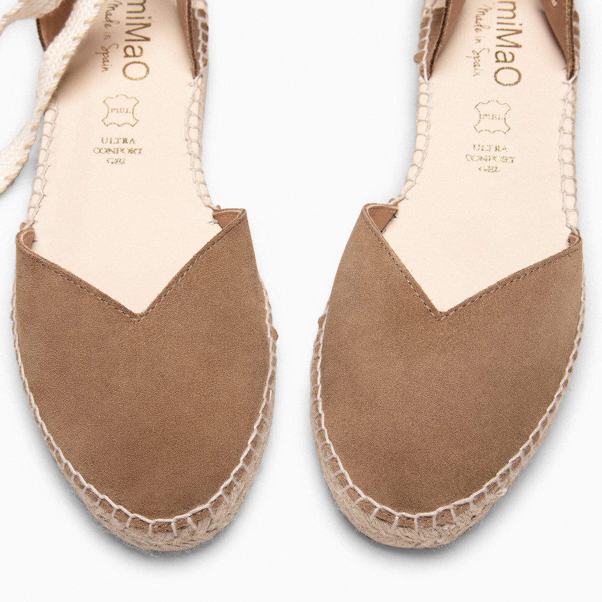 LAGOS – TAUPE Flat Espadrille