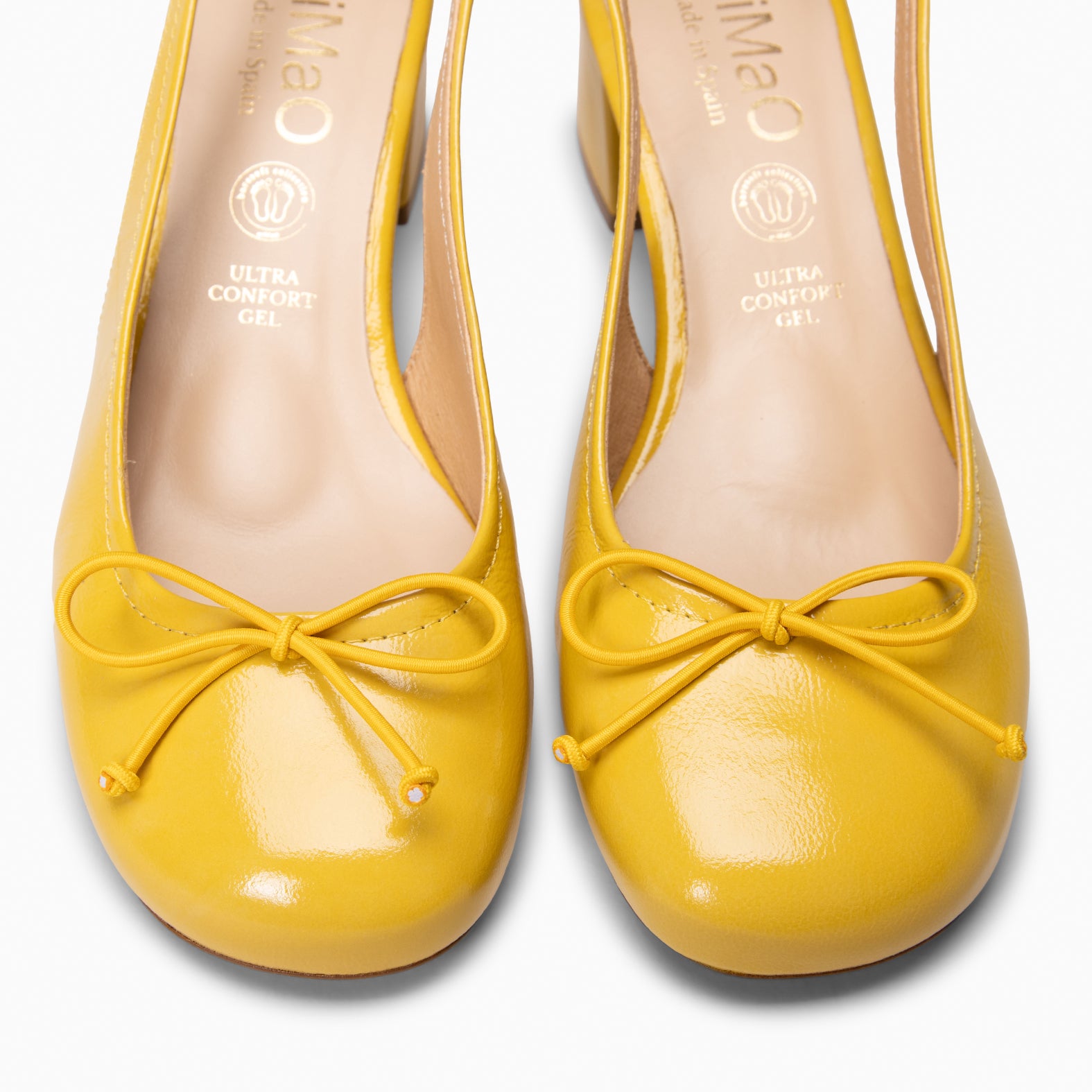DOROTHY - Zapatos de tacón destalonado Baresoft AMARILLO - miMaO ®