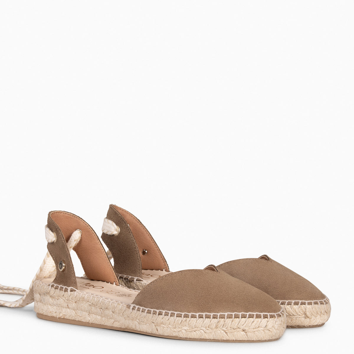 LAGOS – TAUPE Flat Espadrille