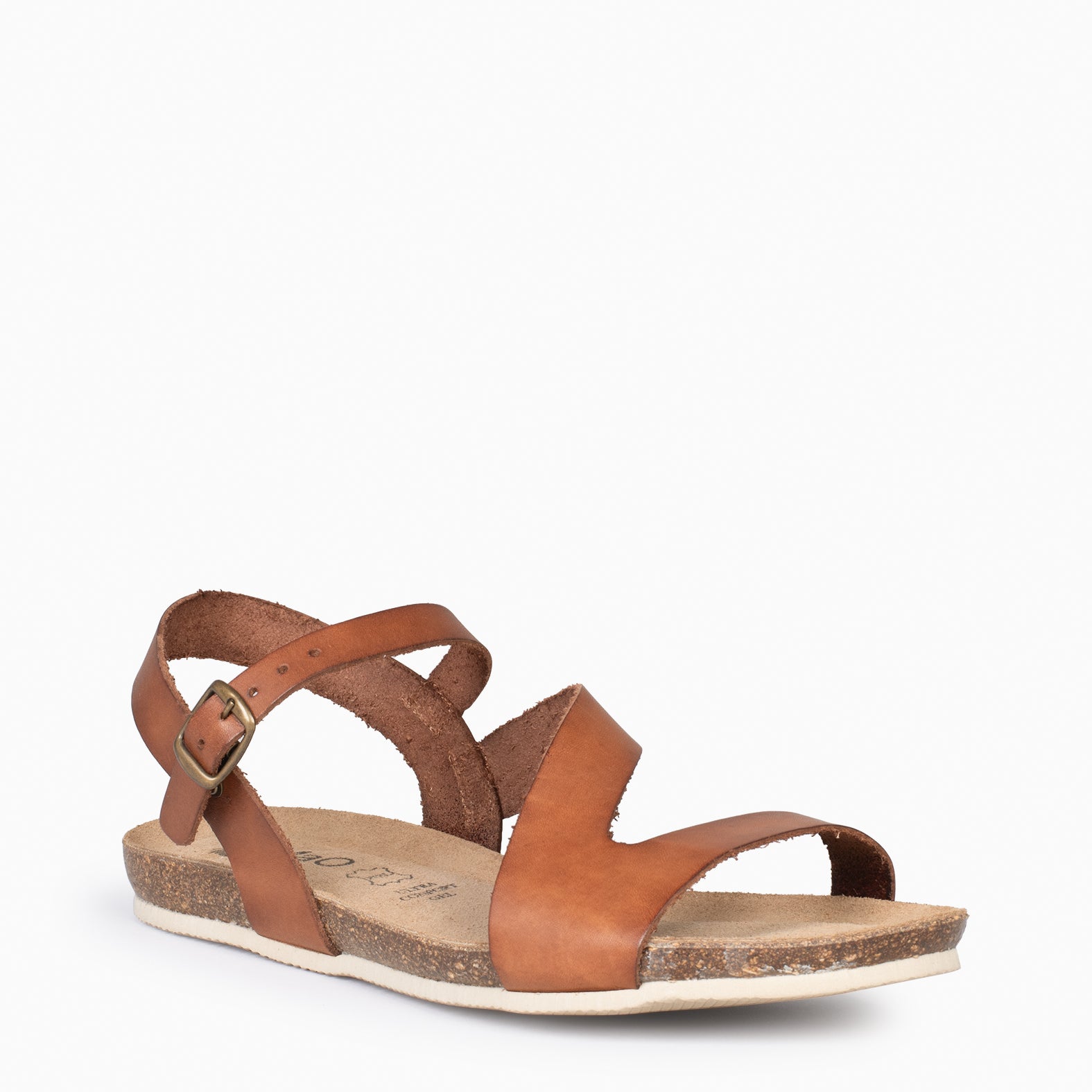 LIS - BROWN Bio leather sandals