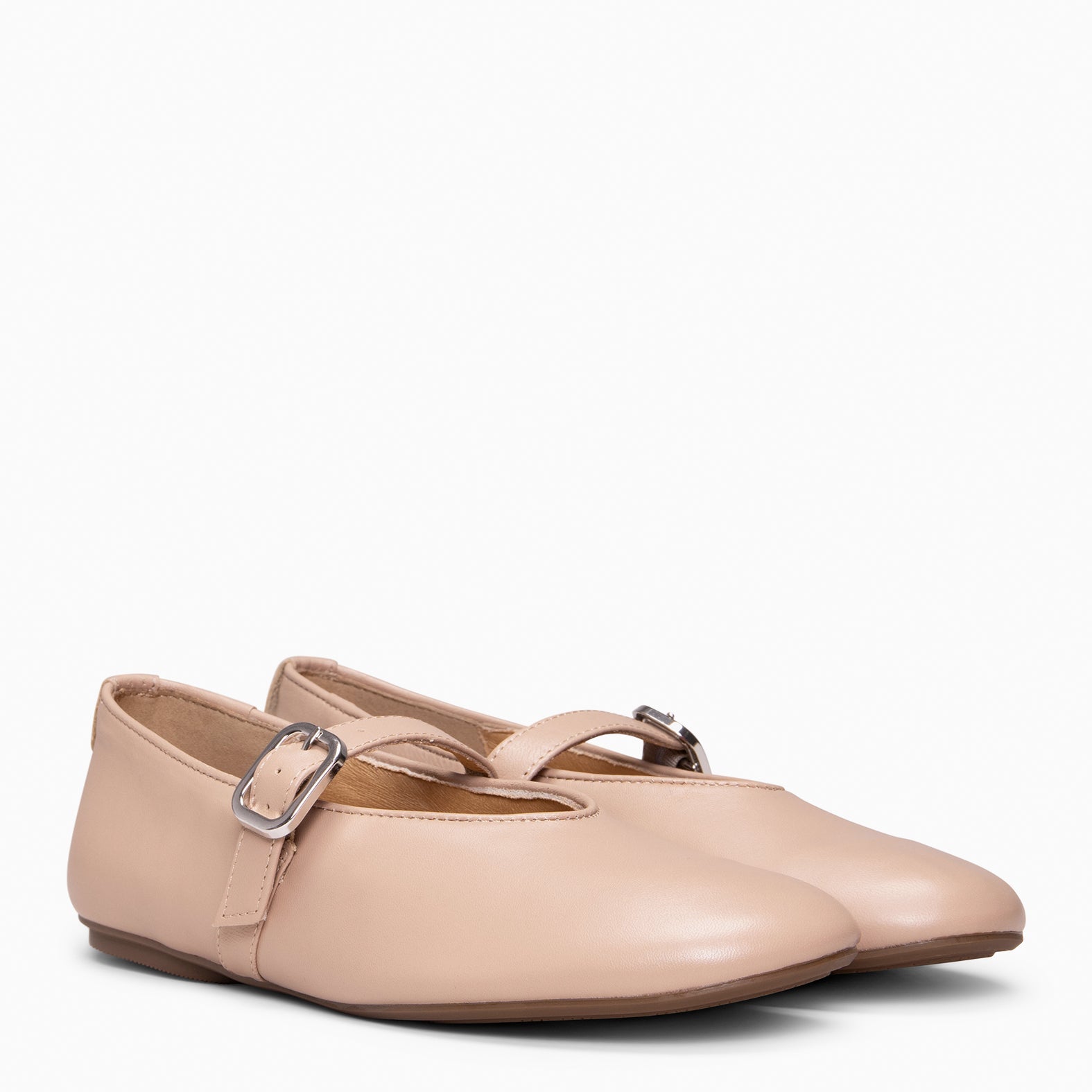 ALHELI - Merceditas con tira ajustable NUDE