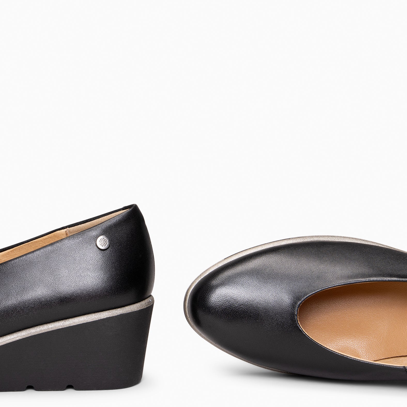 IVY - Bailarina con cuña NEGRO